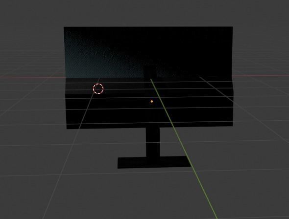 Monitor by Iqan Sarwar Taqi Low-poly 3D model_11
