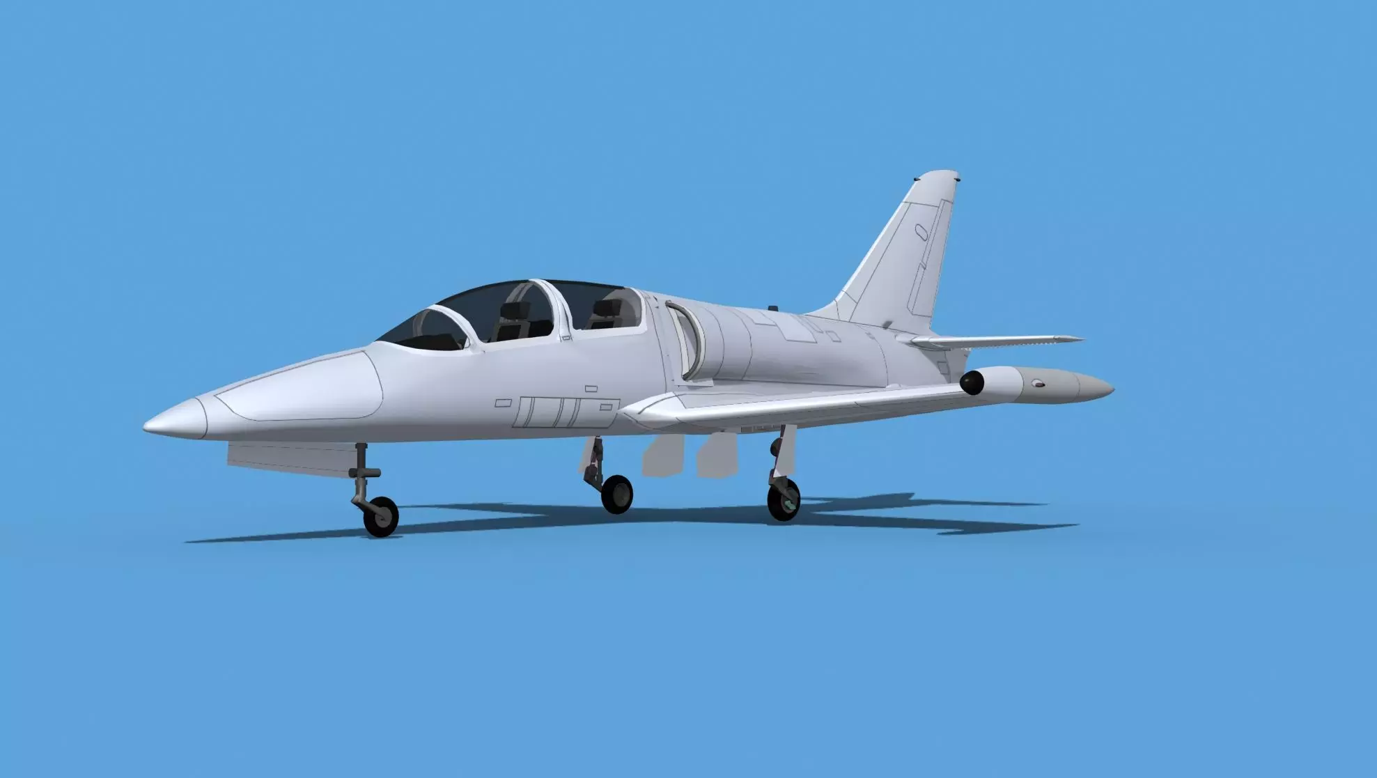 Aero Vodochody L-39C Albatross V00 Barte Metal 3D model