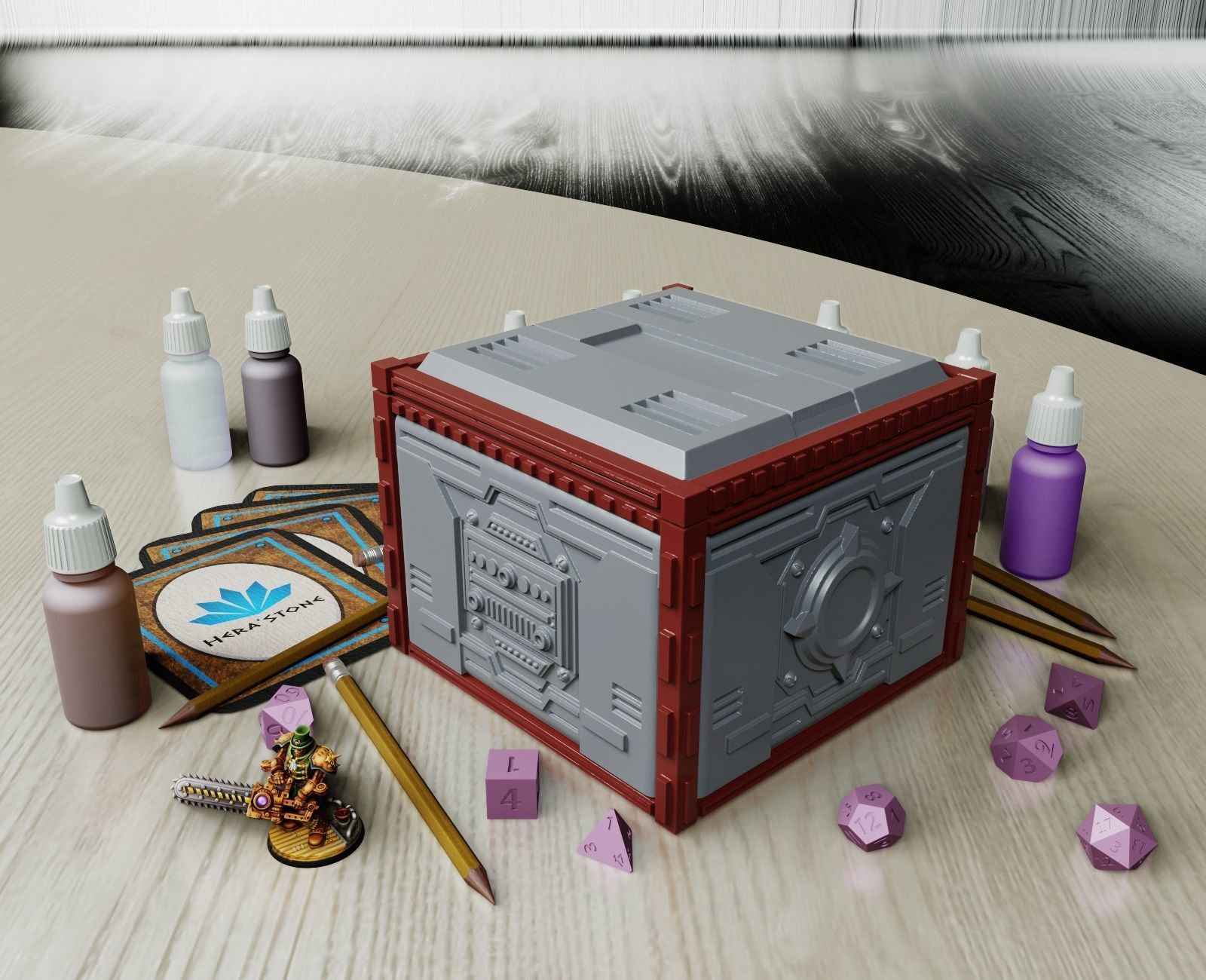 Robotic organizer 3D print model_1