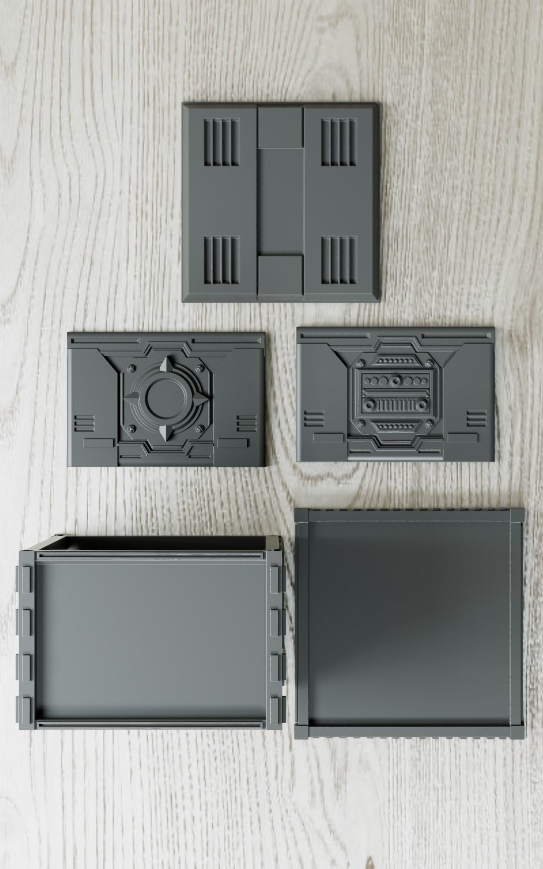 Robotic organizer 3D print model_2