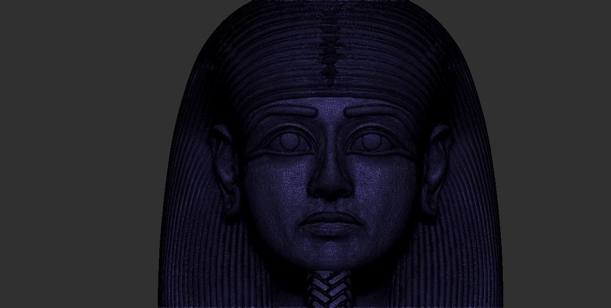 golden Ushabti statue tutankhamun 3d printable model 3D print model_8