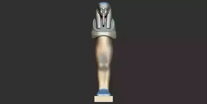 golden Ushabti statue tutankhamun 3d printable model 3D print model