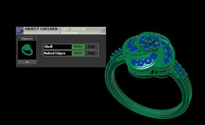 engagement ring for daimonds 3D print model_17