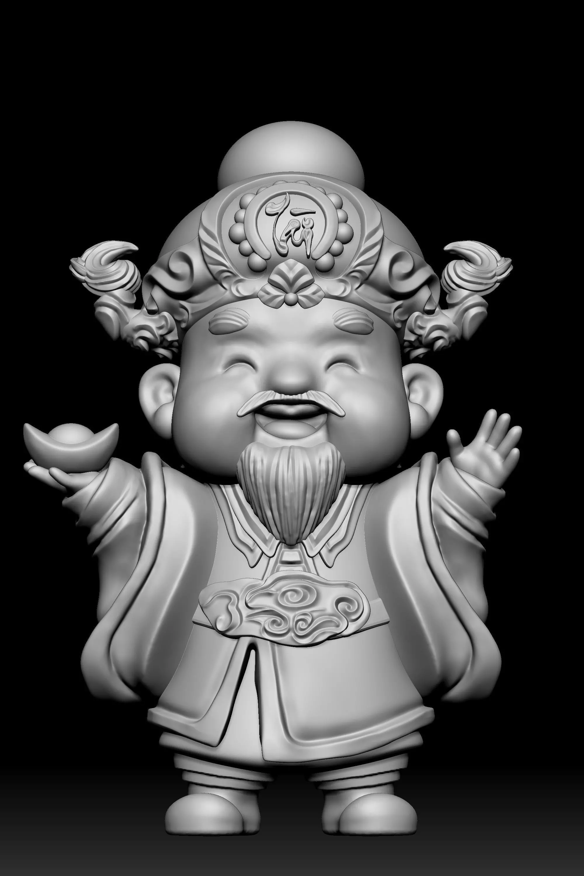 God of wealth 020 3D print model
