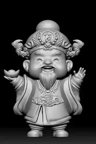 God of wealth 020 3D print model