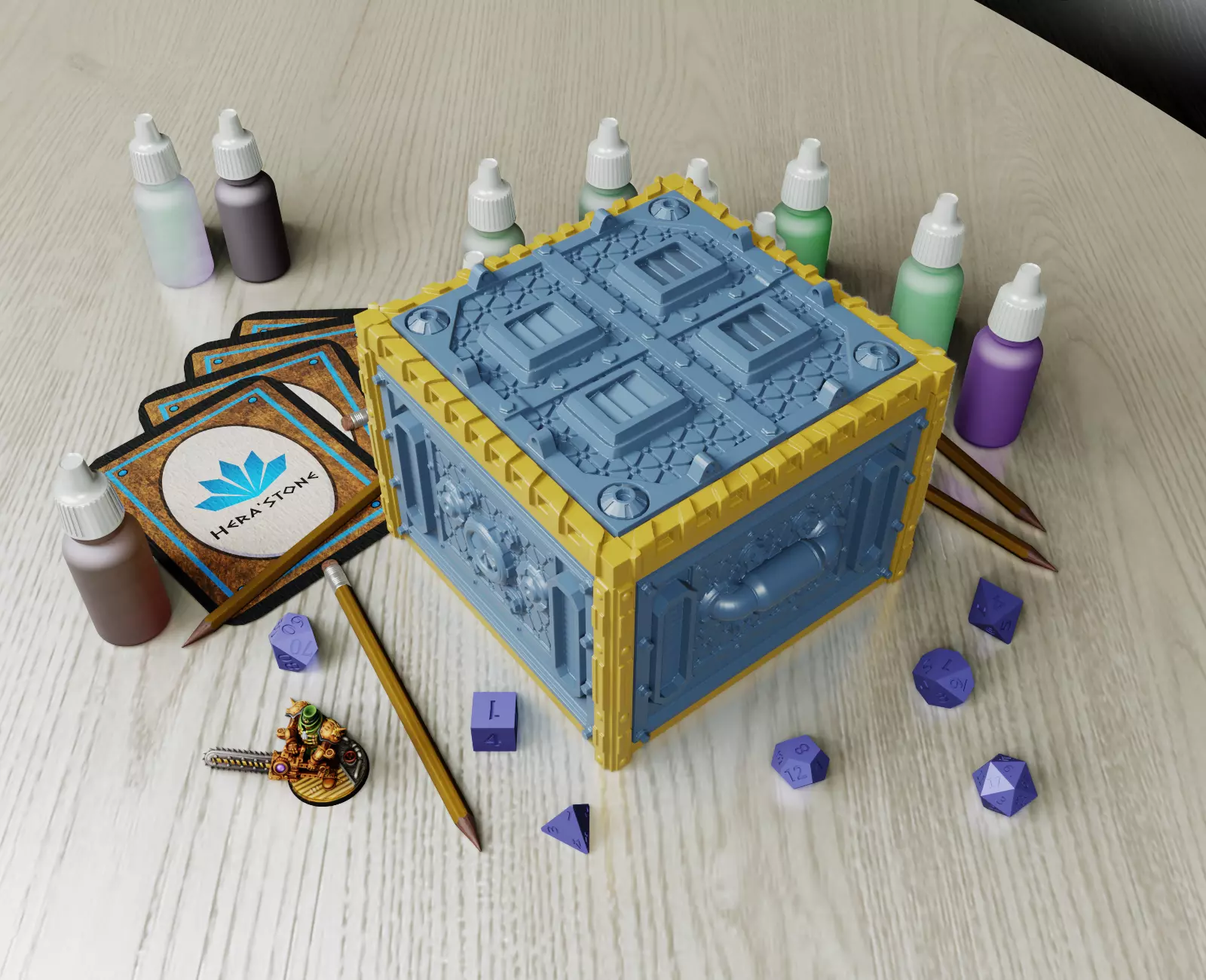 Sci-fi organizer 3D print model_0