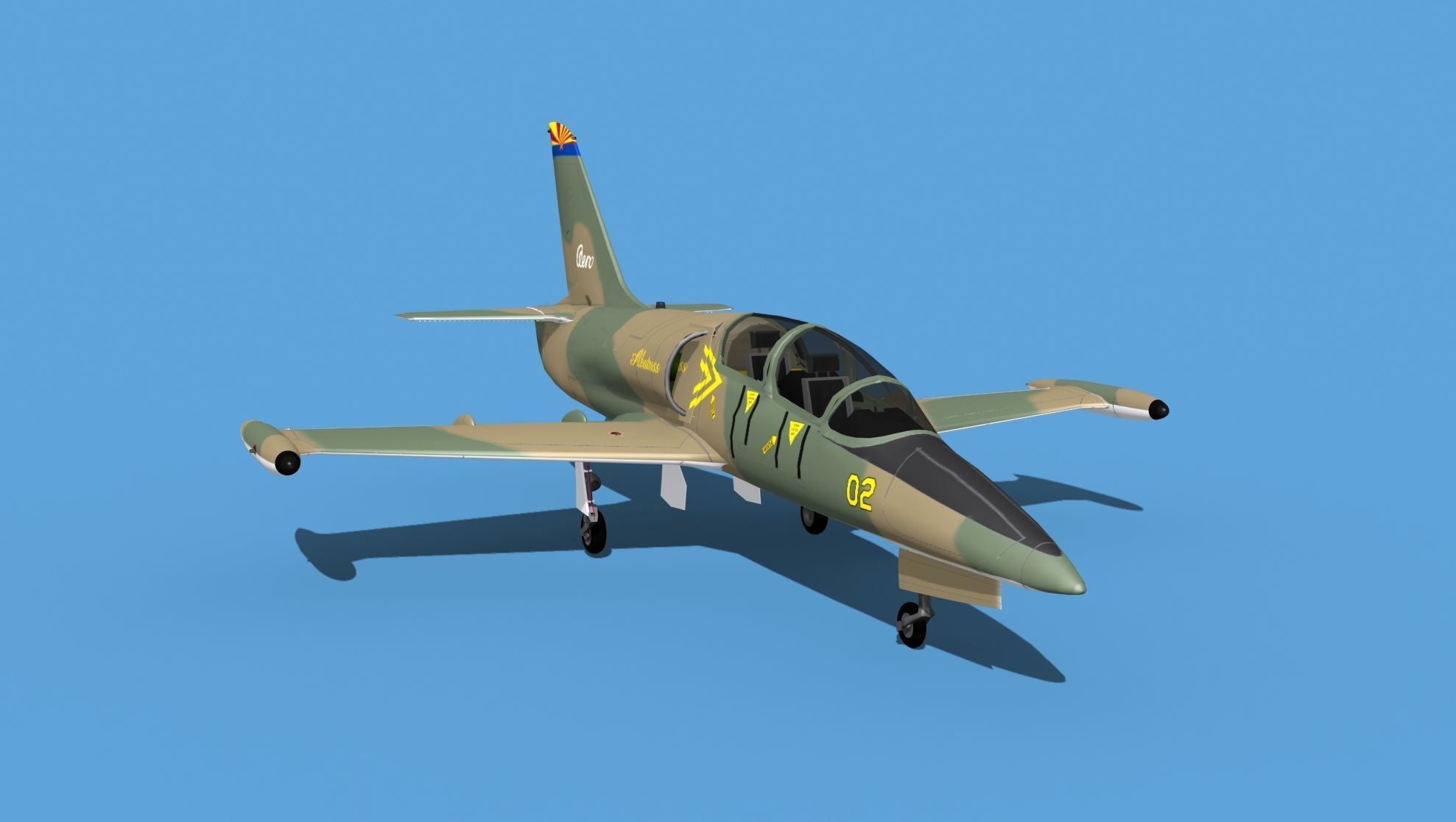Aero Vodochody L-39C Albatross V08 3D model_2