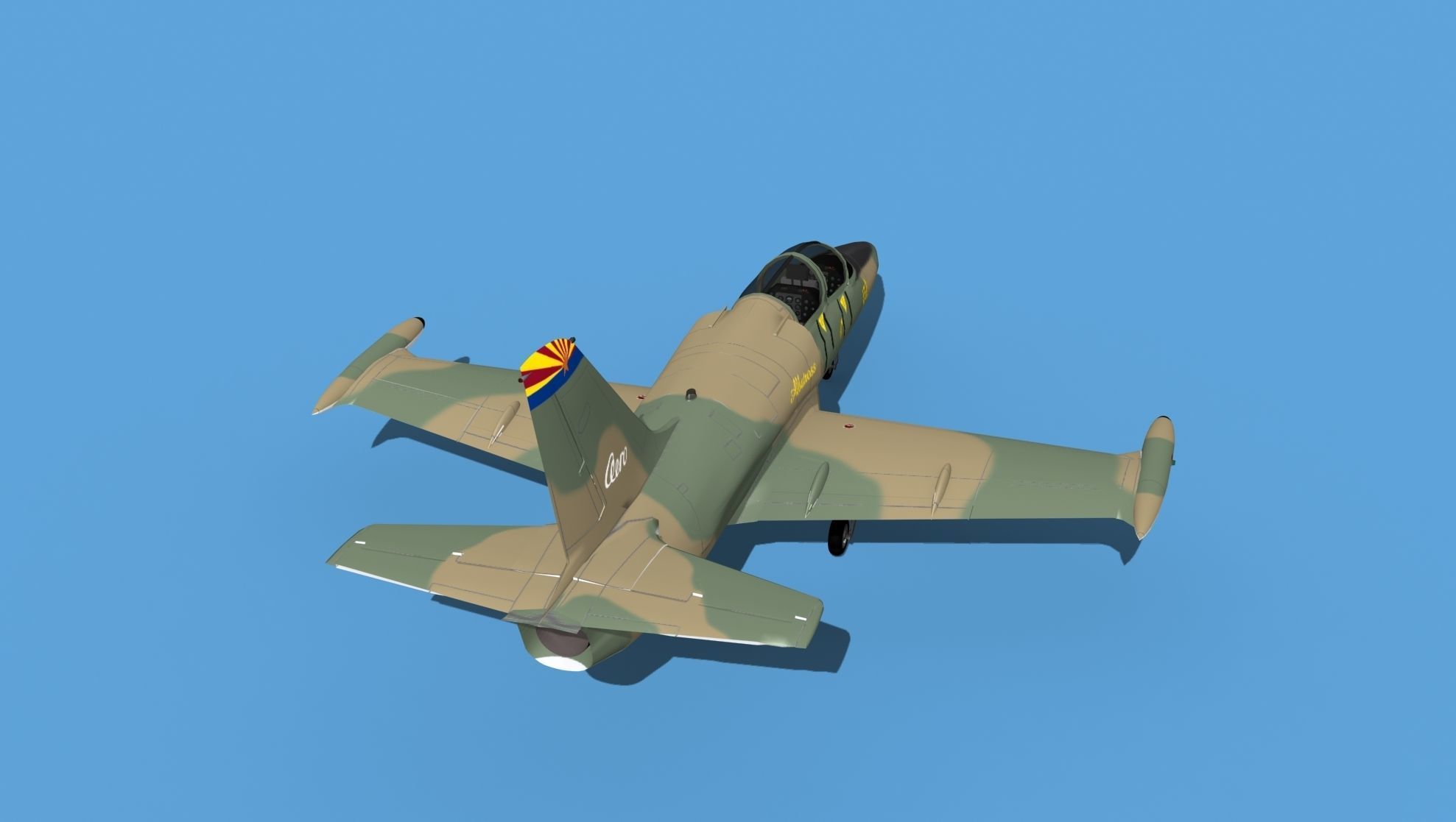 Aero Vodochody L-39C Albatross V08 3D model_6