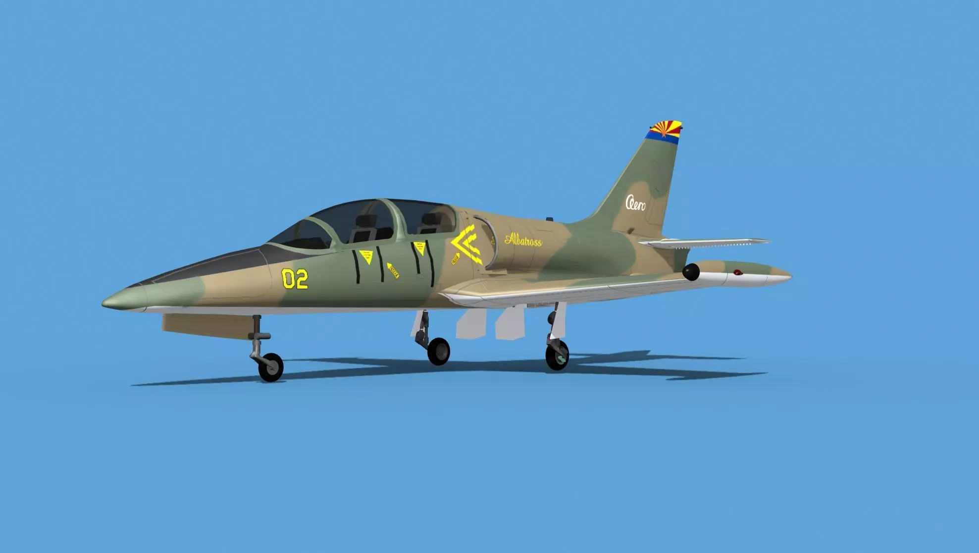 Aero Vodochody L-39C Albatross V08 3D model_0