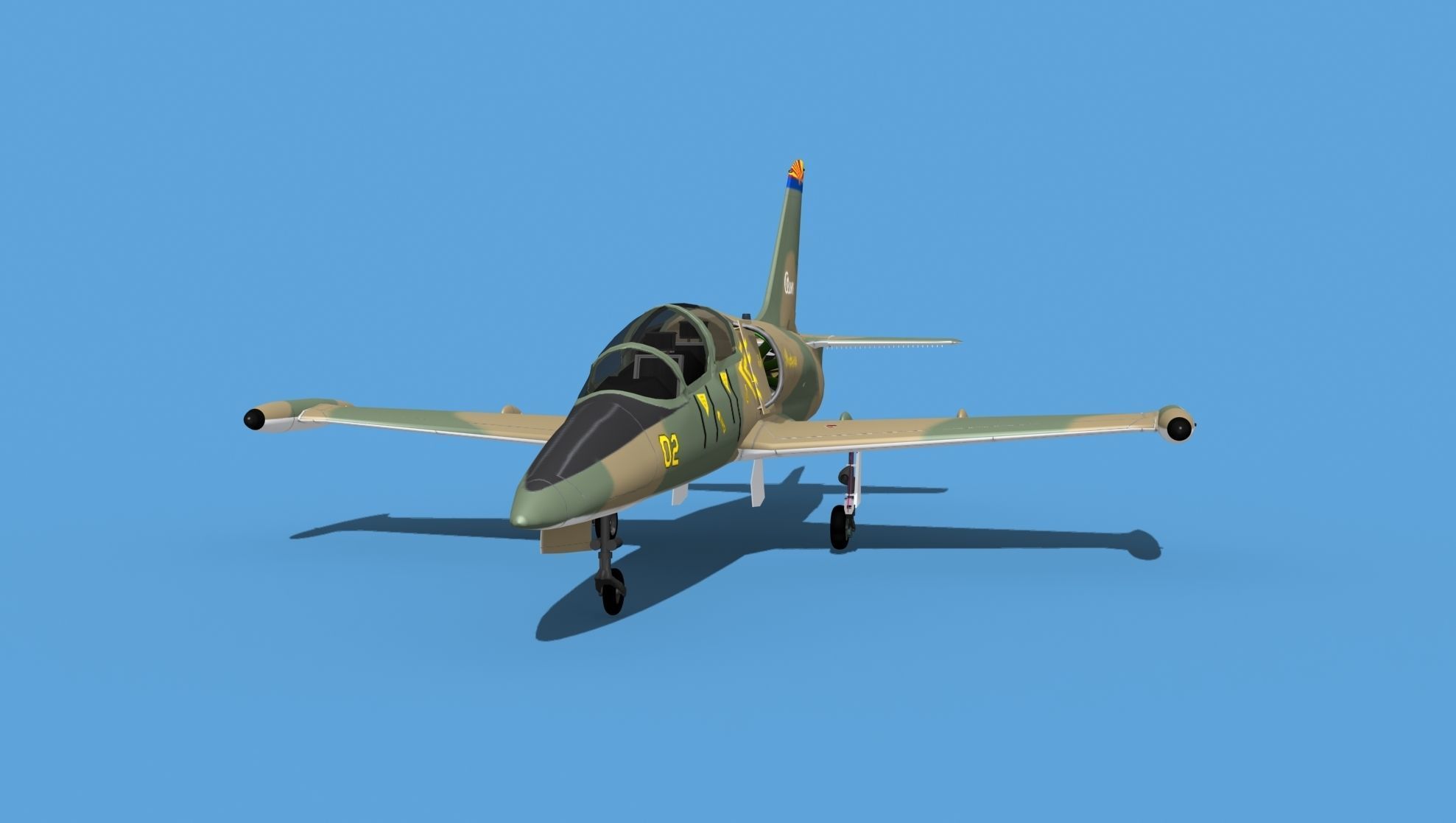 Aero Vodochody L-39C Albatross V08 3D model_1