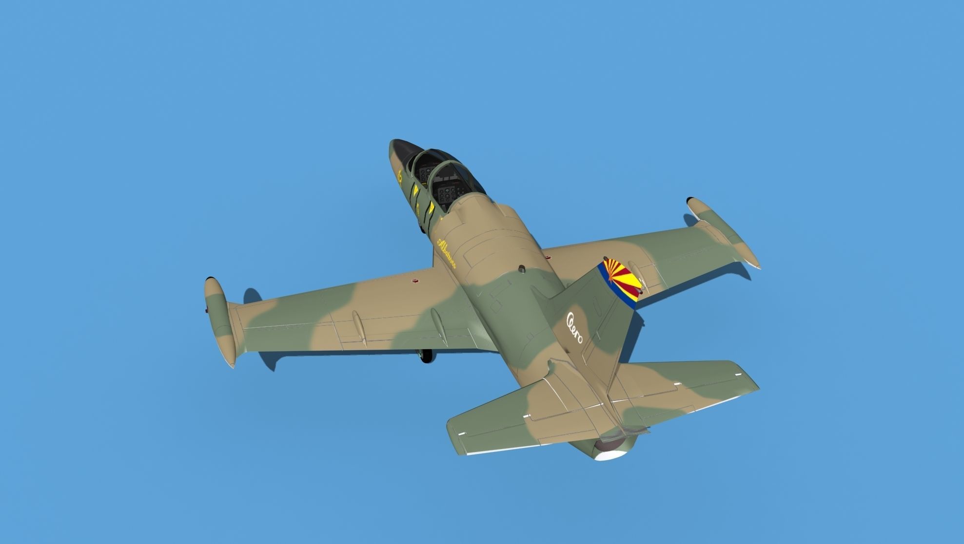 Aero Vodochody L-39C Albatross V08 3D model_7