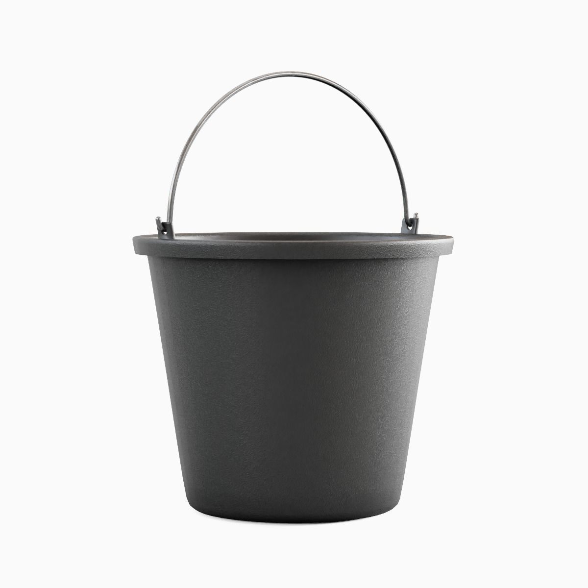 Industrial Plastic Bucket B 01 3D model_2