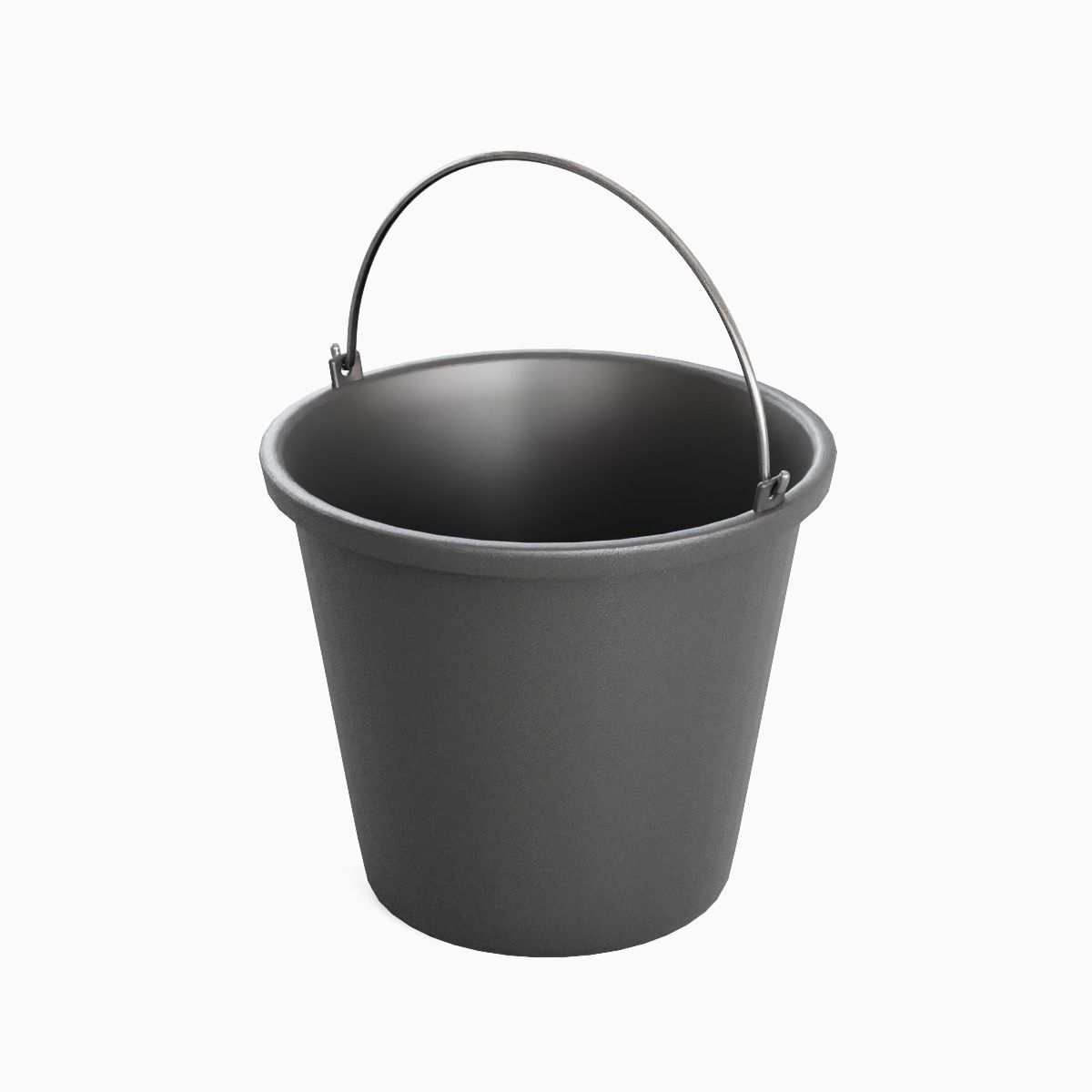 Industrial Plastic Bucket B 01 3D model_5