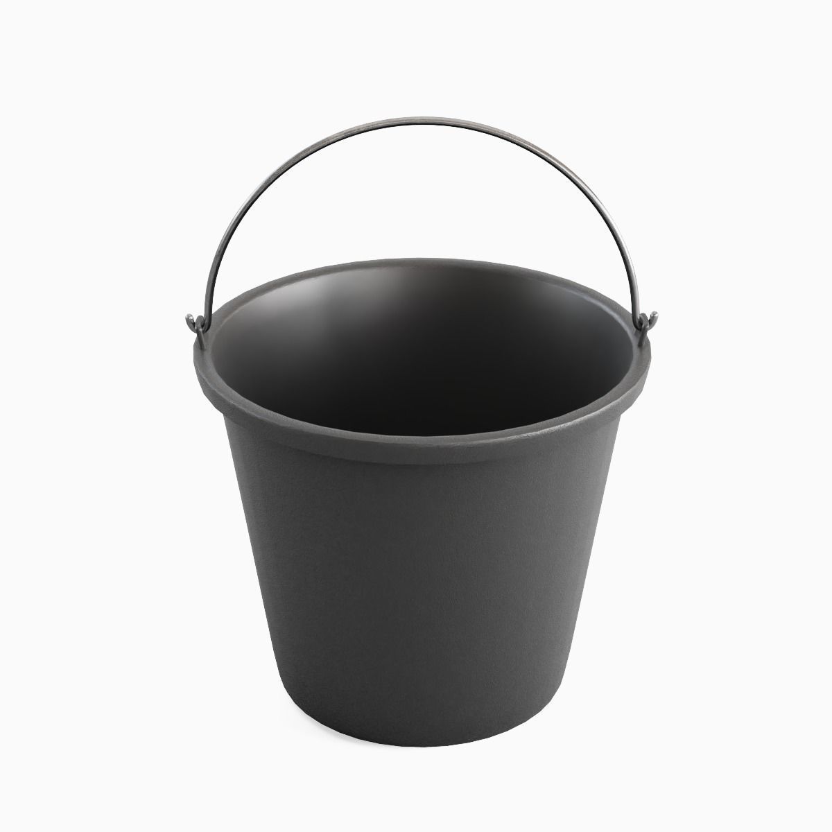 Industrial Plastic Bucket B 01 3D model_4