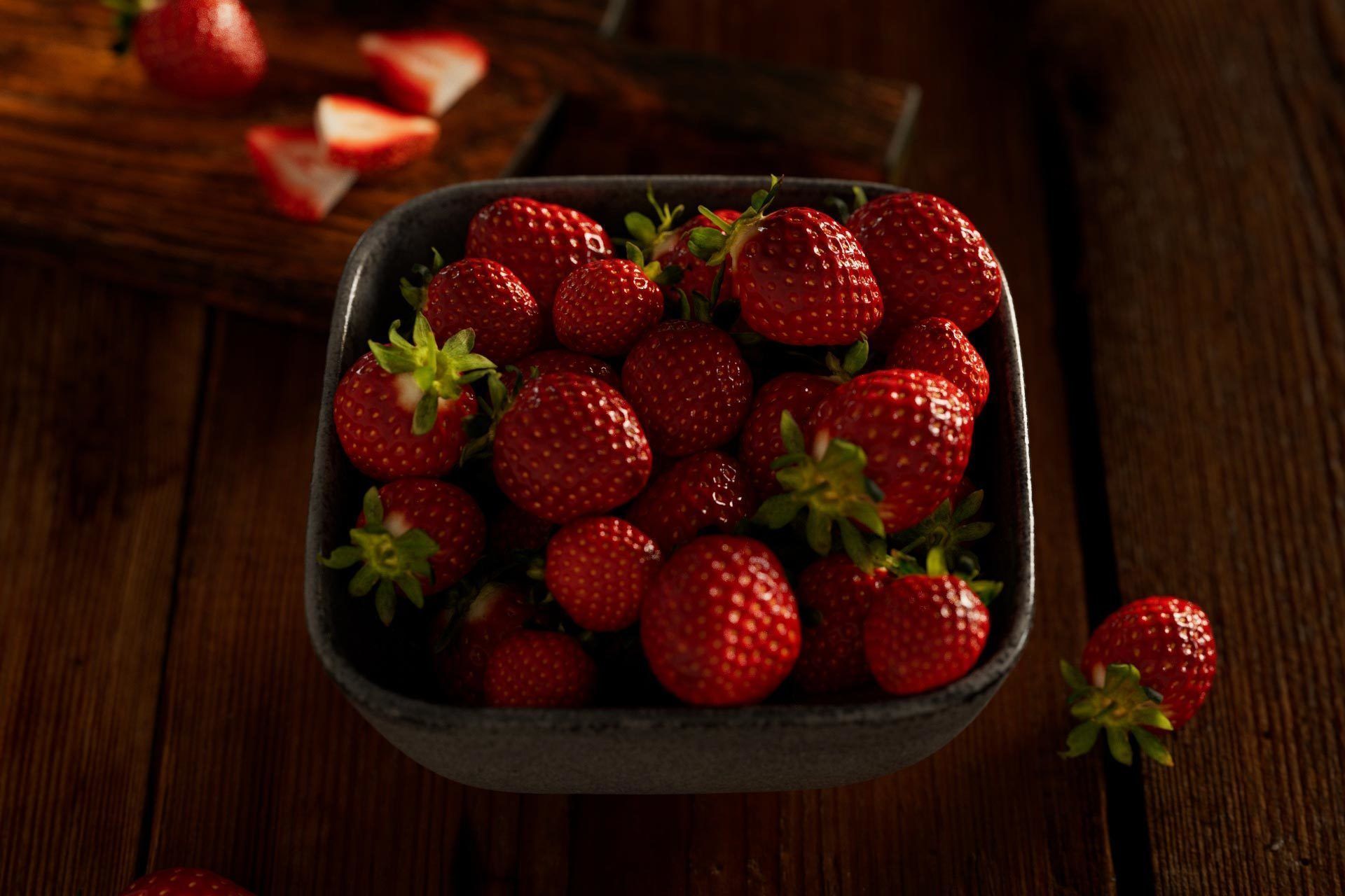 polypasta - Strawberry 01 3D model_1