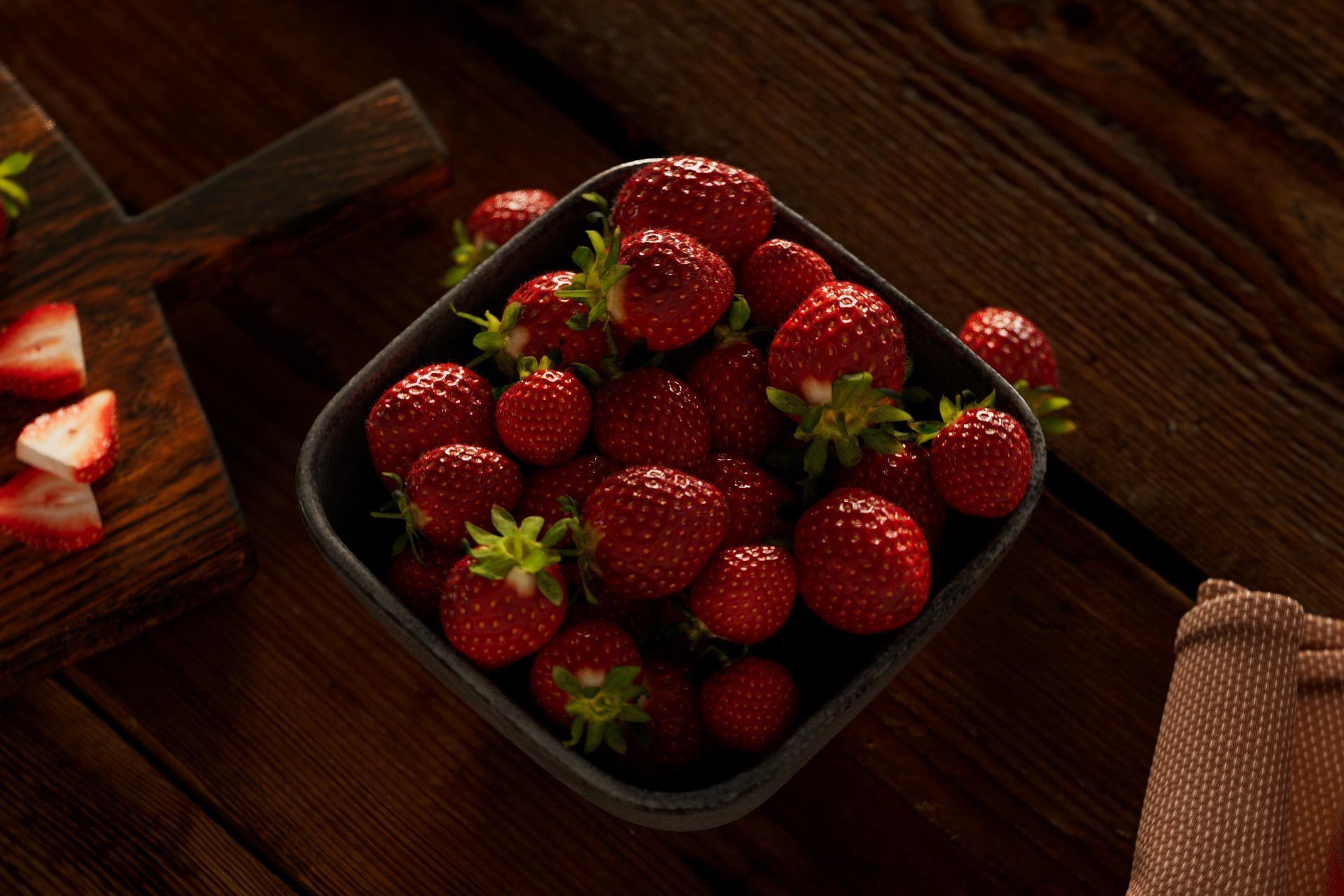 polypasta - Strawberry 01 3D model_3