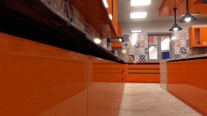 MODULAR KITCHEN  3D model
