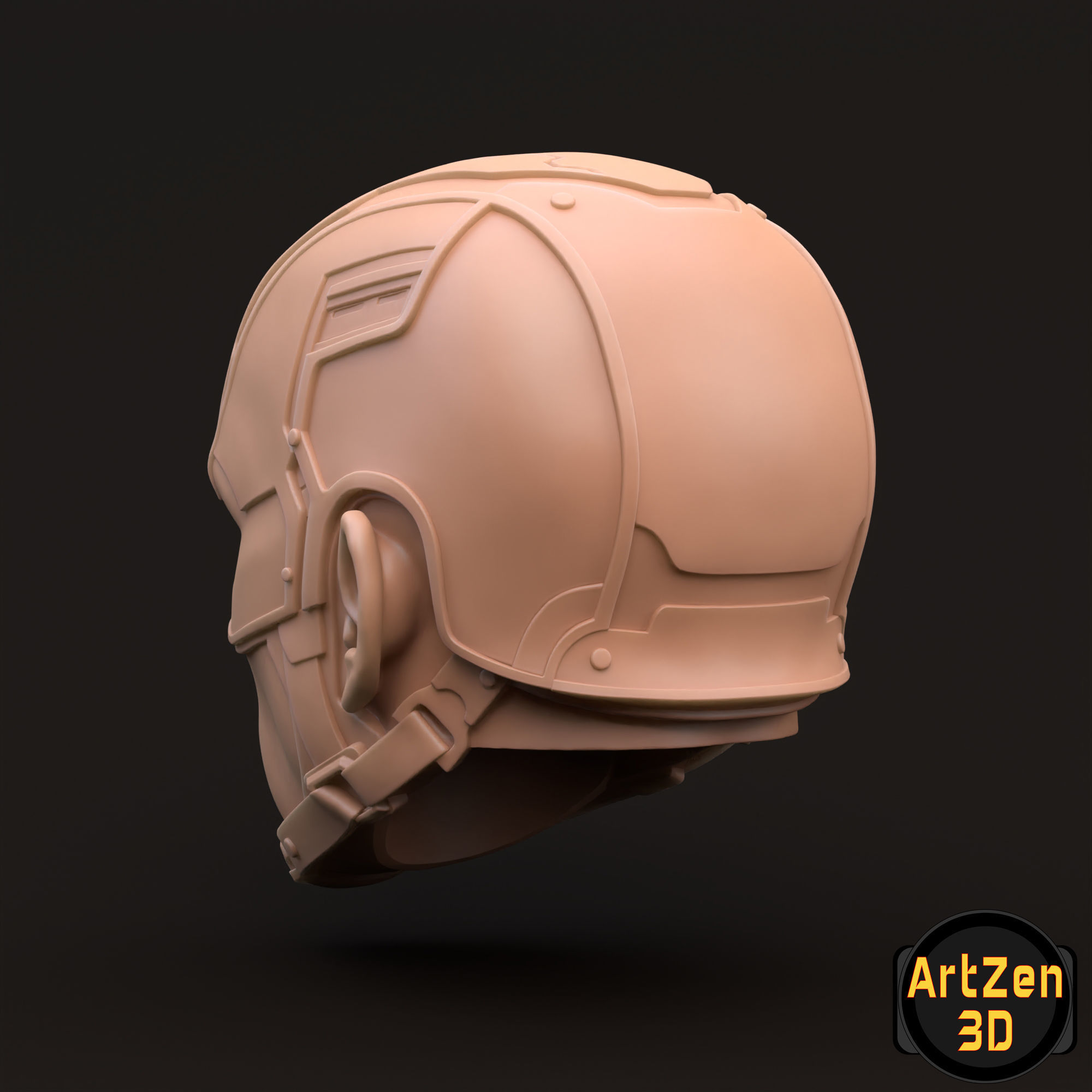 Captain America Steve Rogers 3D printable for action figures 3D print model_13