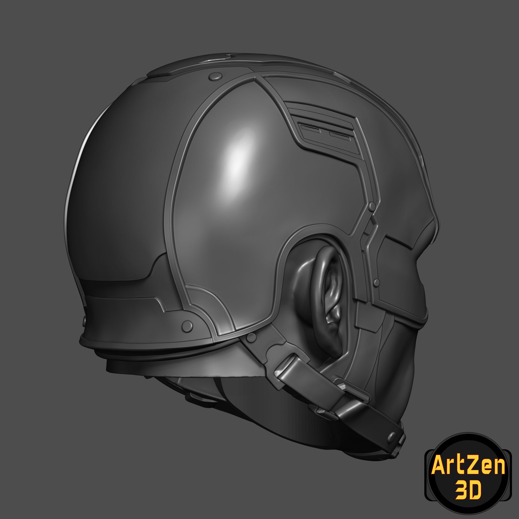 Captain America Steve Rogers 3D printable for action figures 3D print model_30