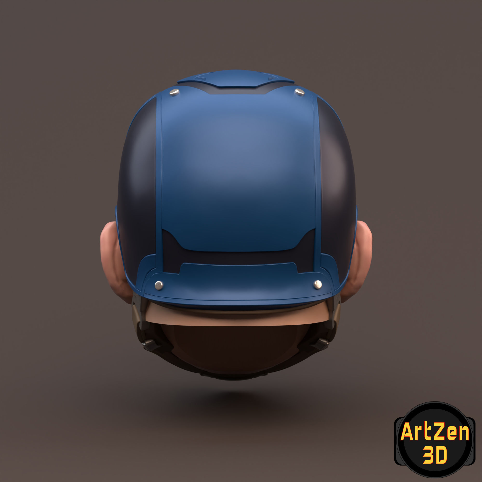 Captain America Steve Rogers 3D printable for action figures 3D print model_4