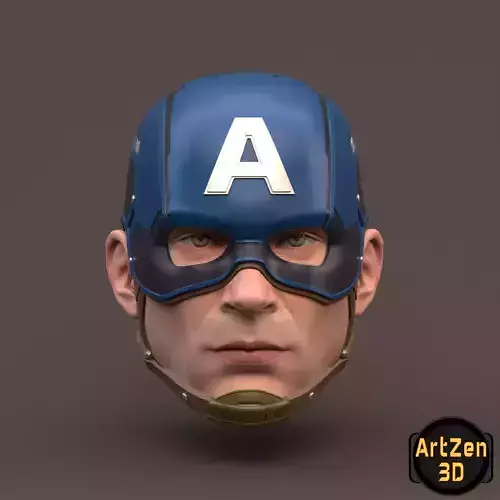 Captain America Steve Rogers 3D printable for action figures 3D print model