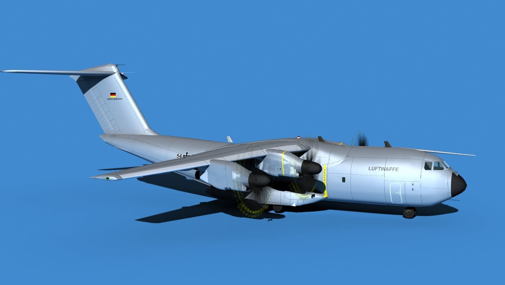 Airbus A-400M Atlas V03 Germany 3D model_3
