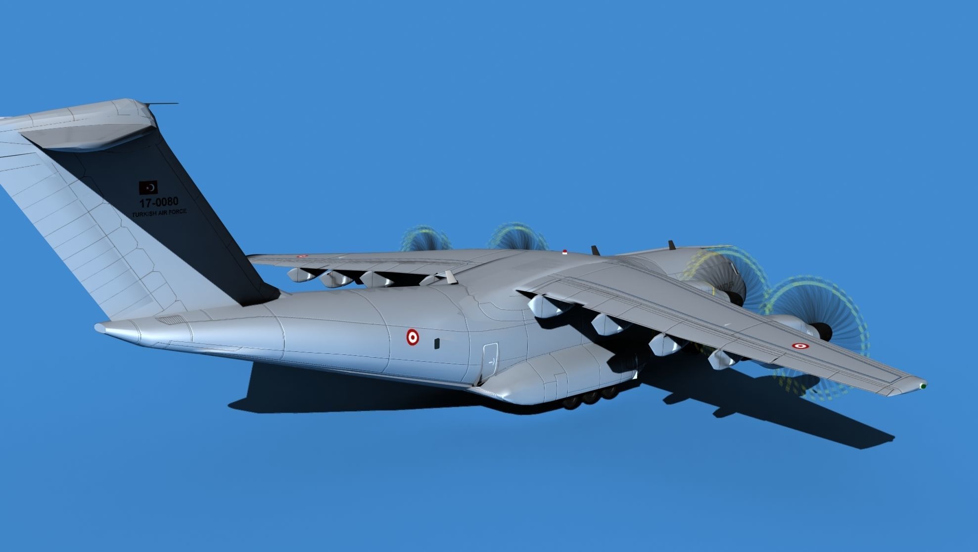 Airbus A-400M Atlas V06 Turkey 3D model_5