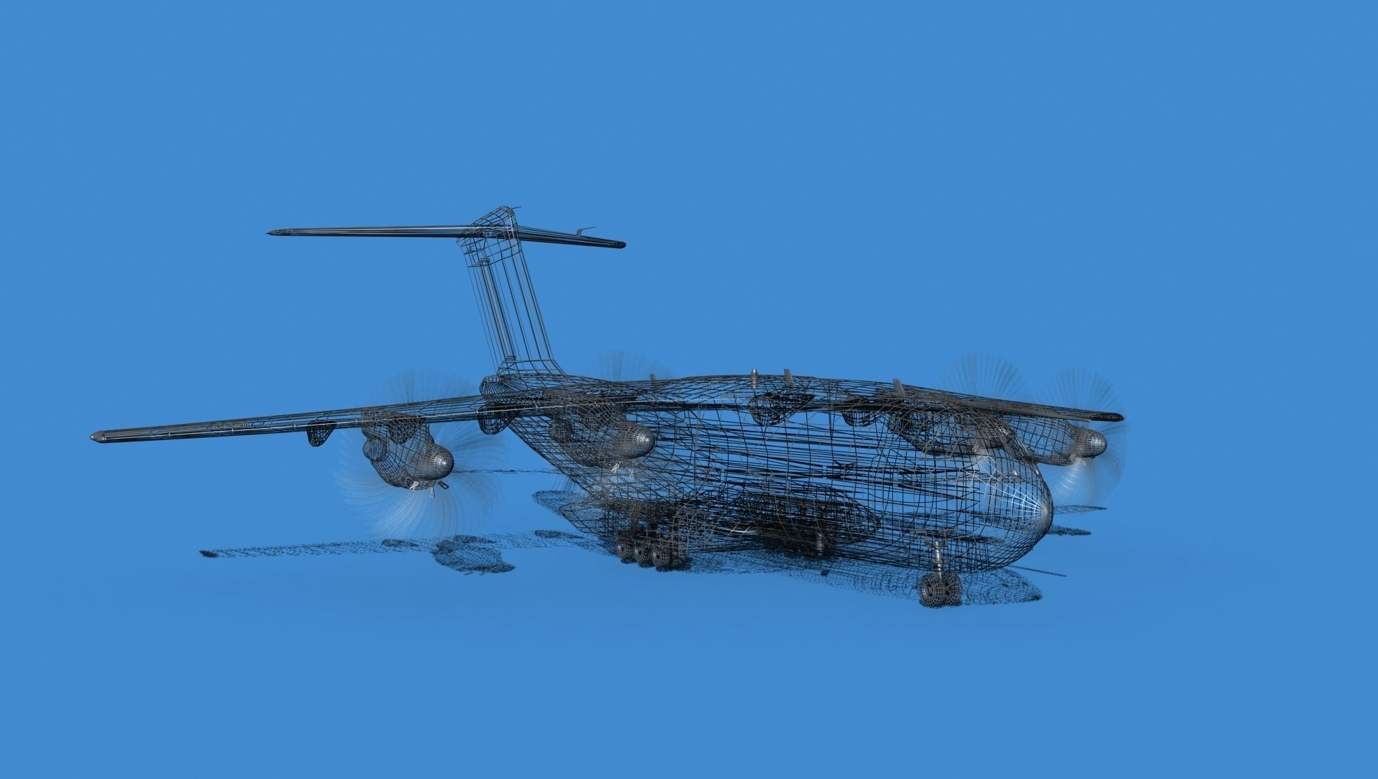 Airbus A-400M Atlas V06 Turkey 3D model_12