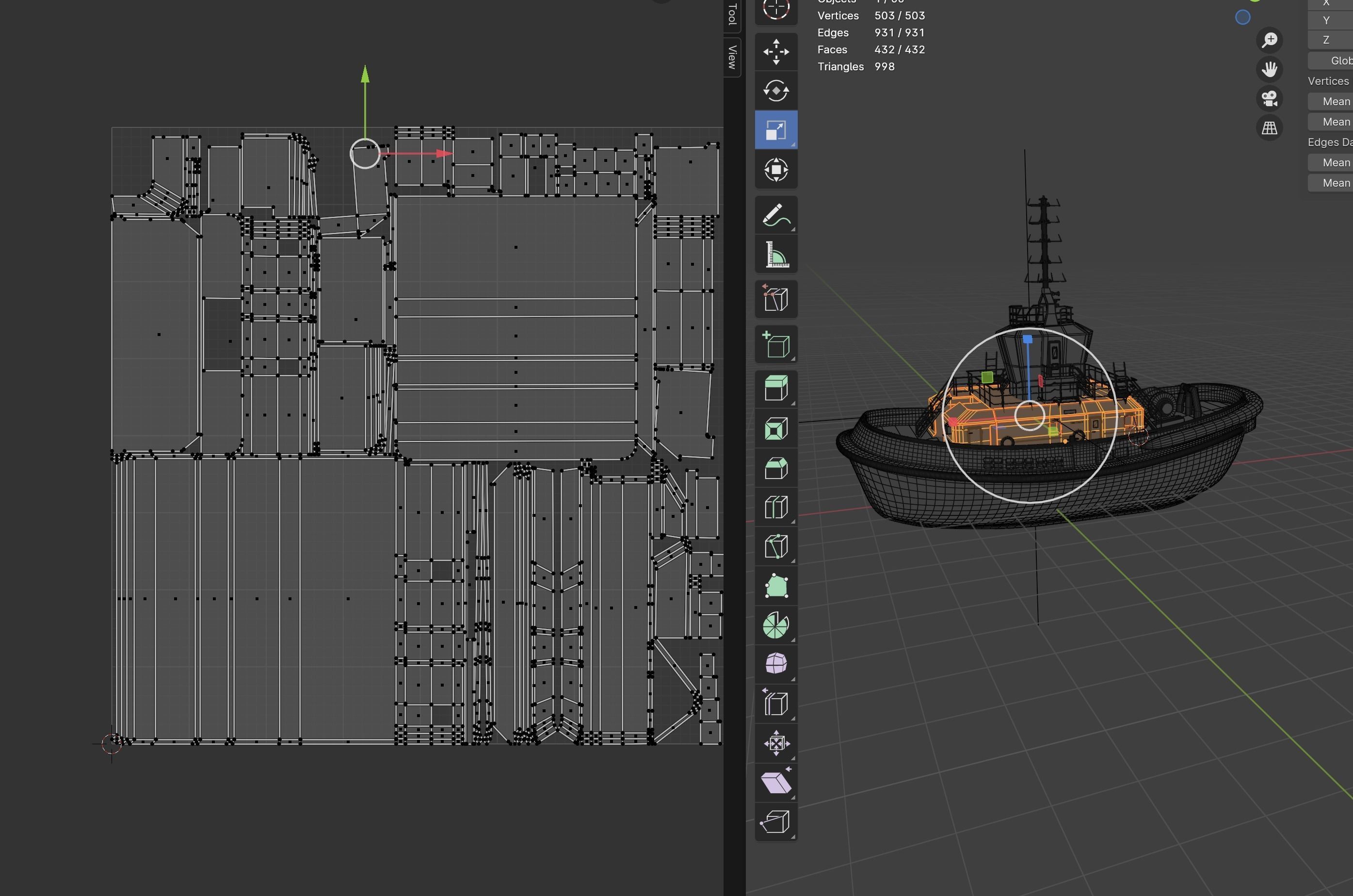 Ship Tugboat - Model Sparky 3D model_22