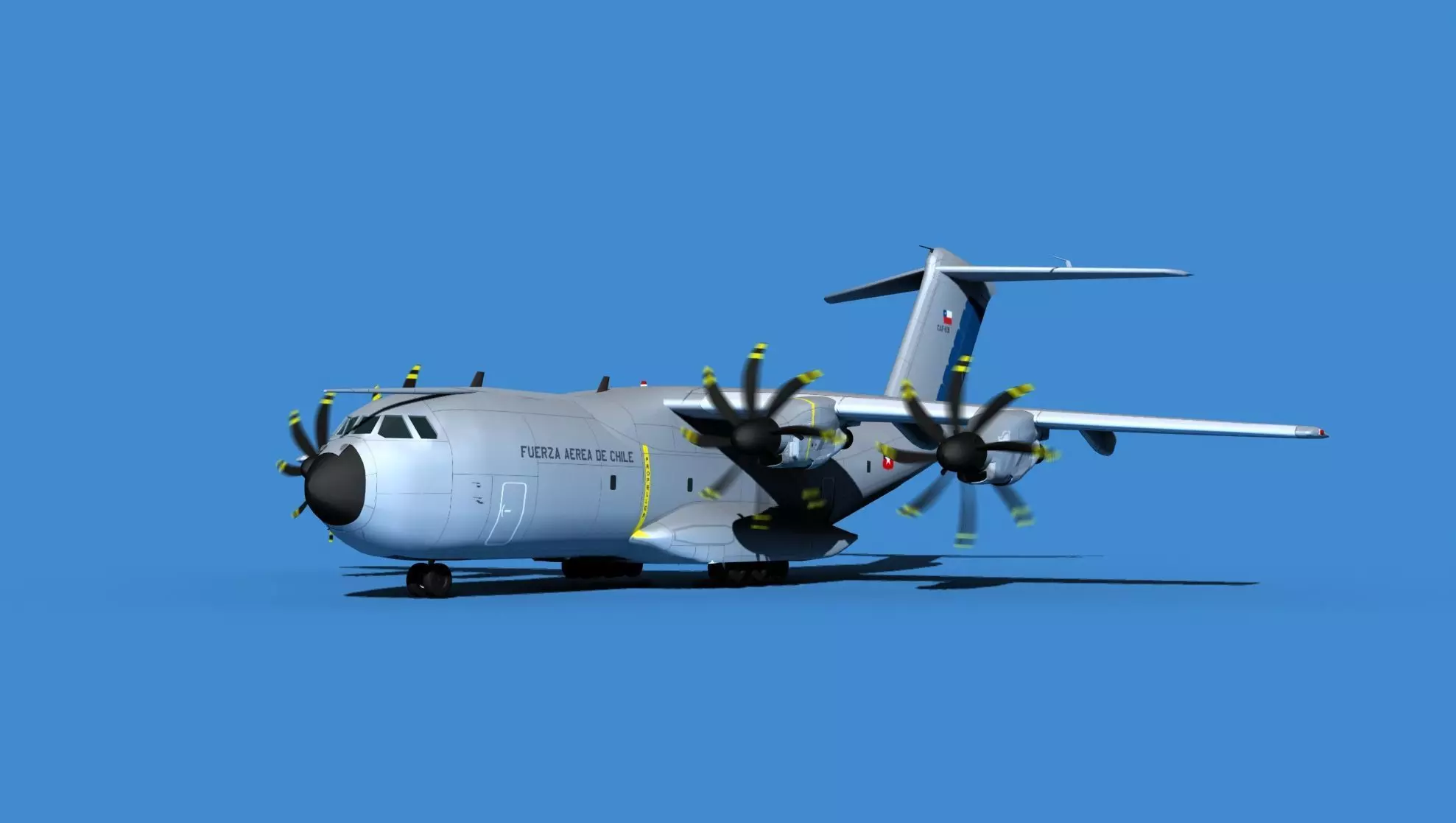 Airbus A-400M Atlas V08 Chile 3D model_0