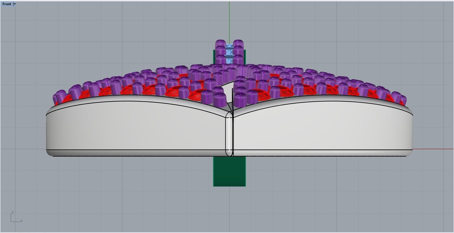 Broken heart pendant model 620 3D print model_8