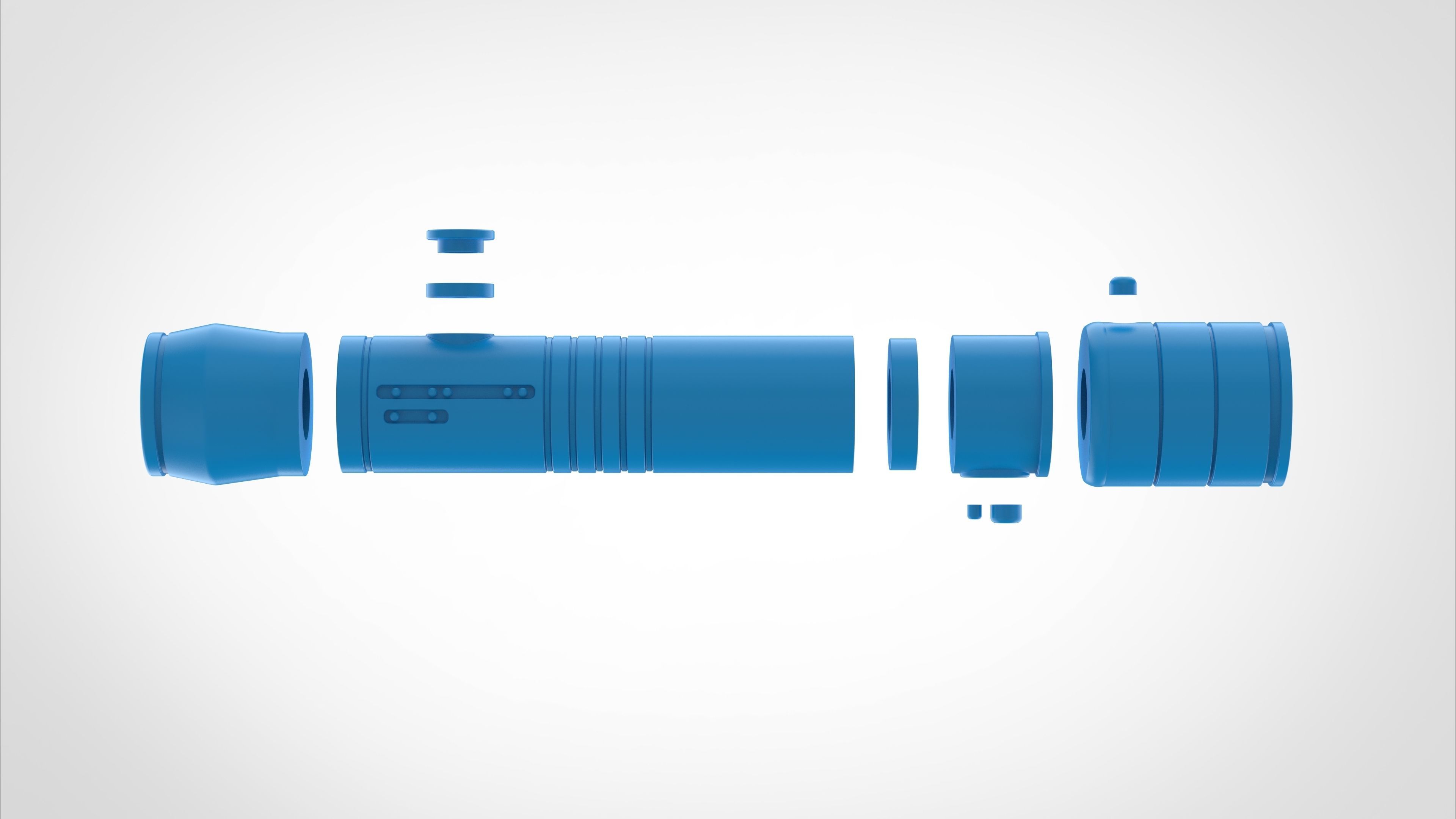 Vernestra Rwoh Lightsaber from the series Acolyte 2024 3D print model_41