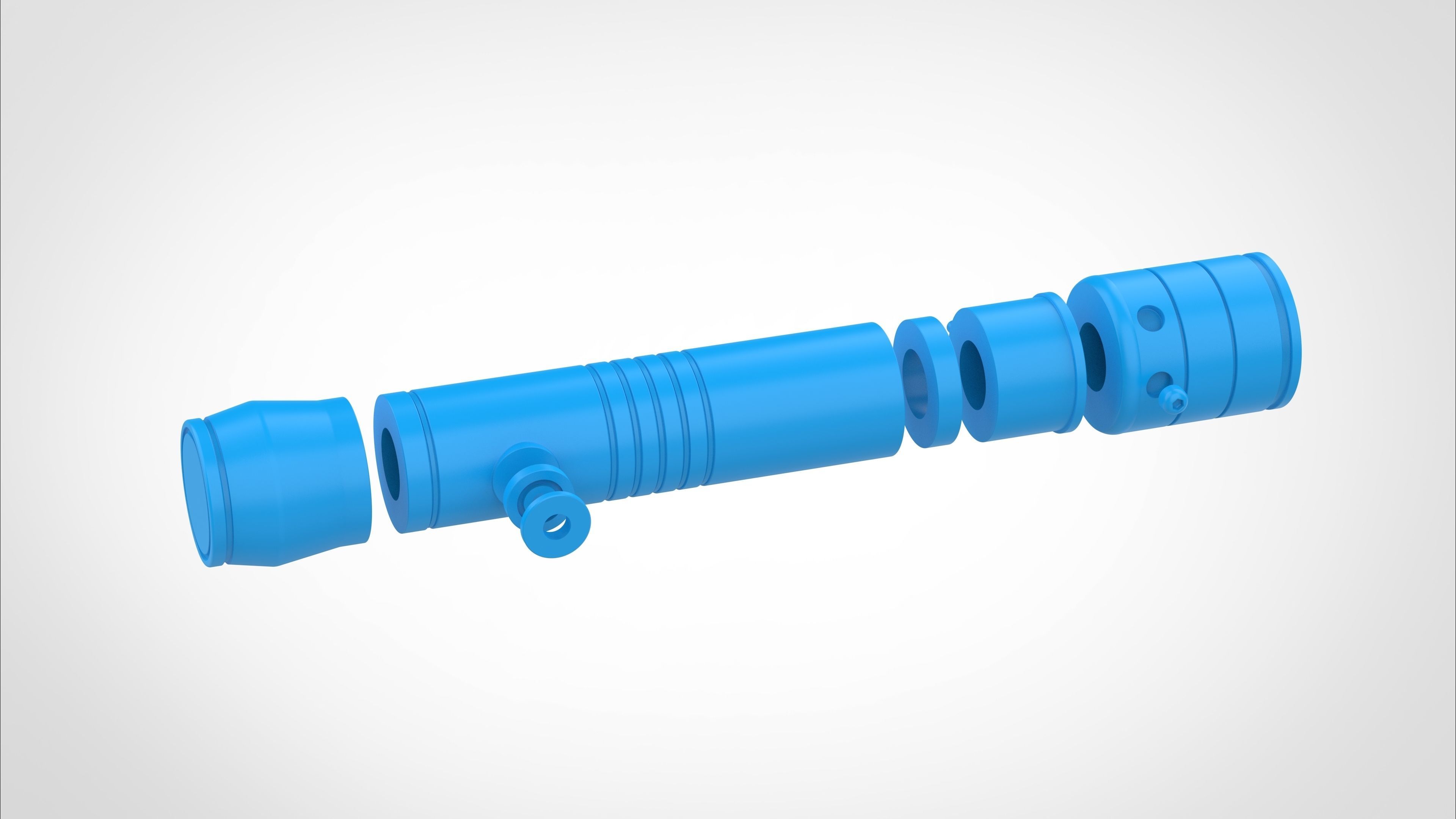 Vernestra Rwoh Lightsaber from the series Acolyte 2024 3D print model_43
