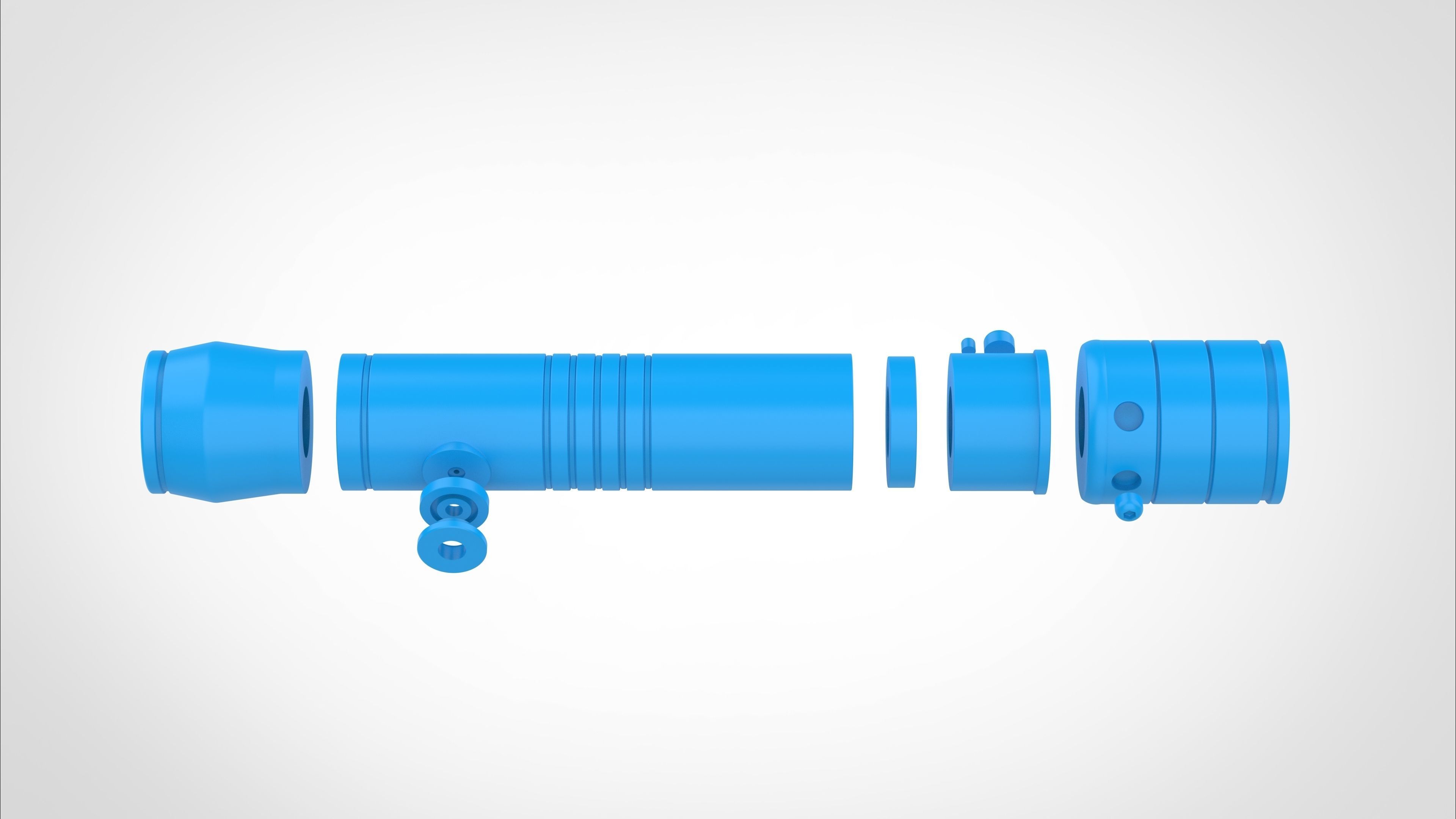 Vernestra Rwoh Lightsaber from the series Acolyte 2024 3D print model_39