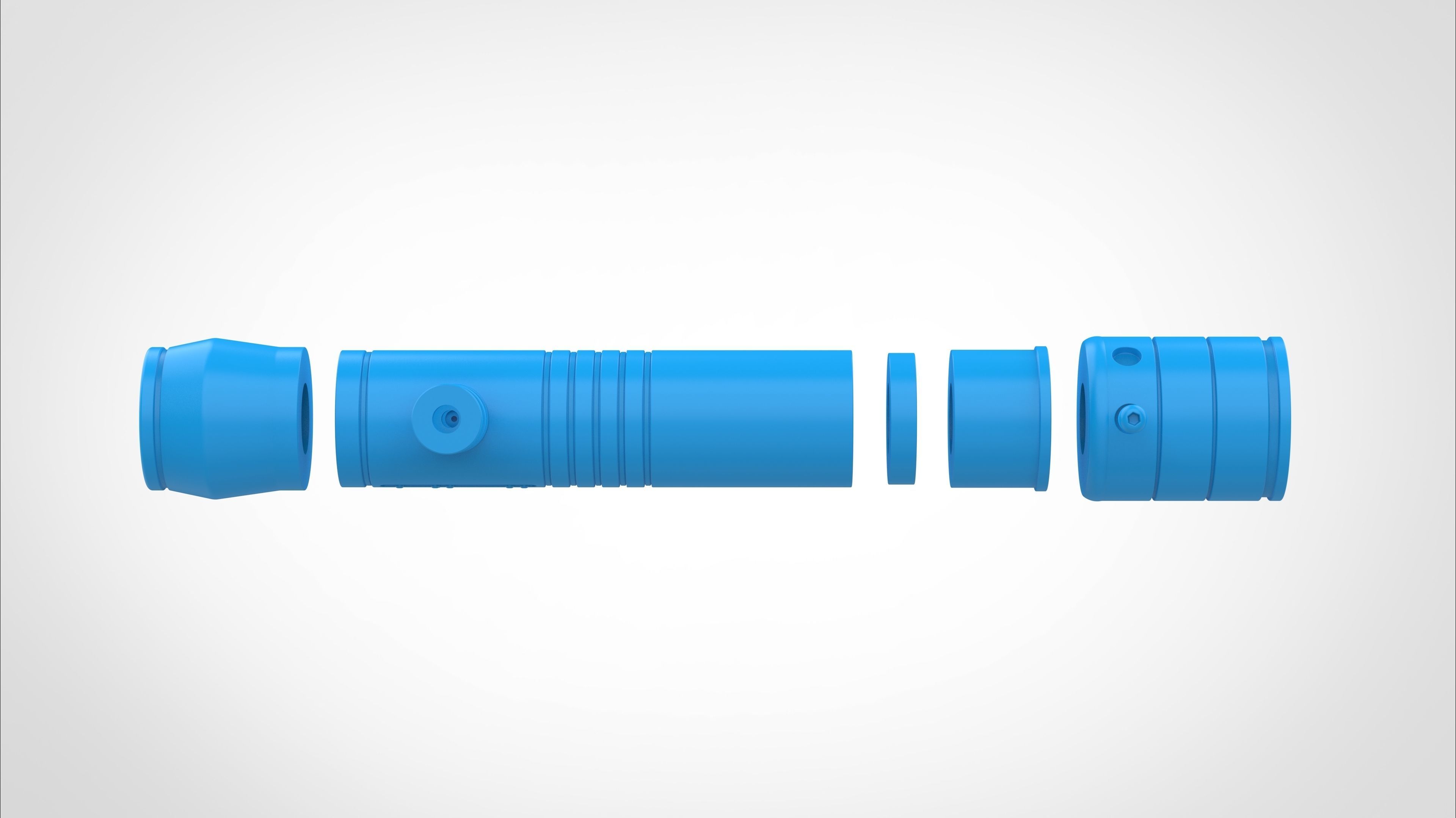 Vernestra Rwoh Lightsaber from the series Acolyte 2024 3D print model_38
