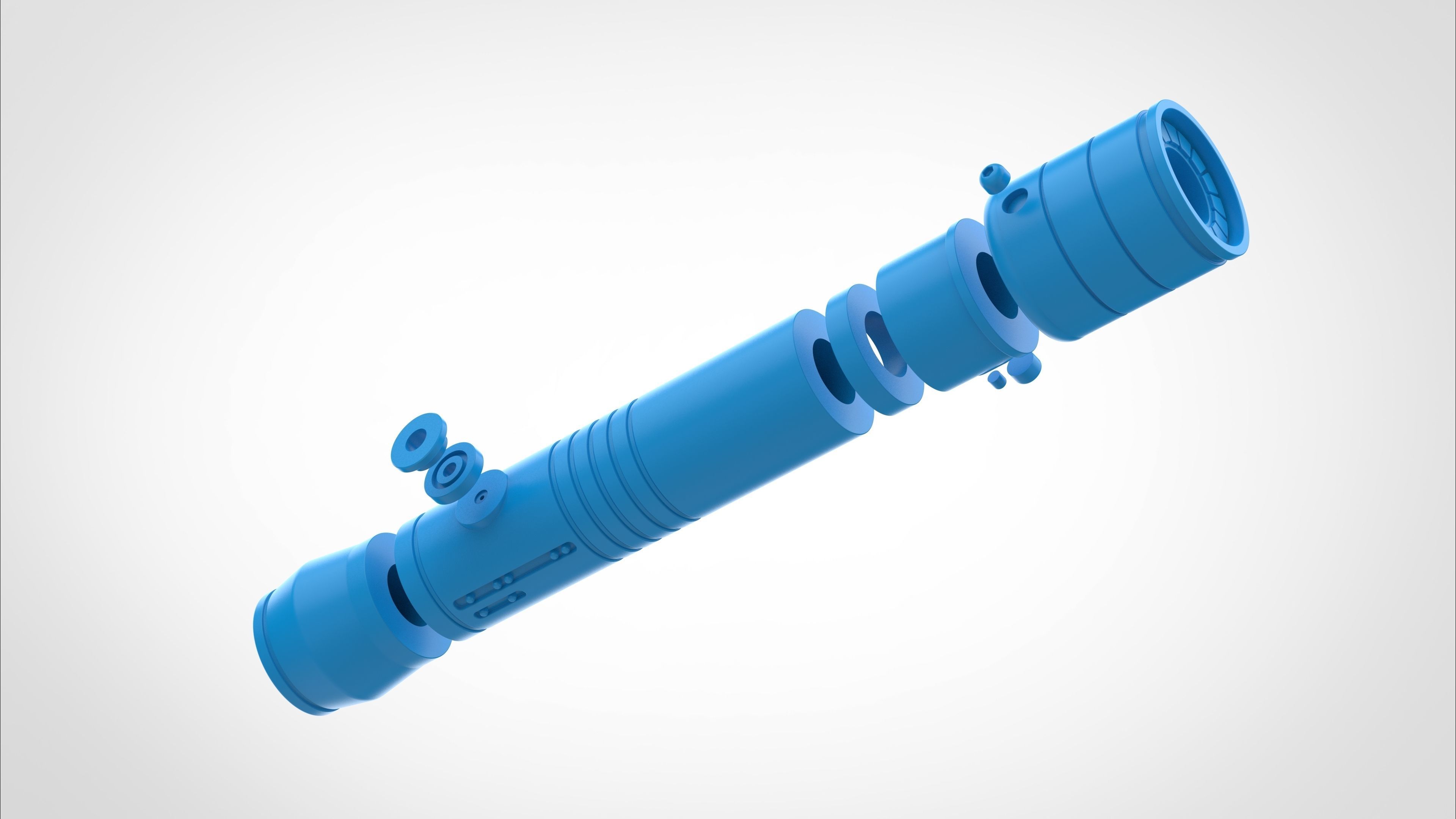 Vernestra Rwoh Lightsaber from the series Acolyte 2024 3D print model_45