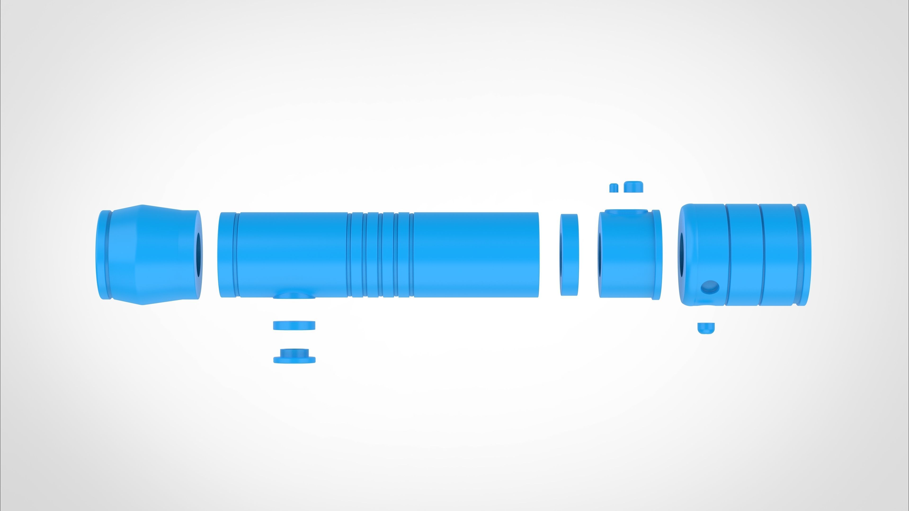 Vernestra Rwoh Lightsaber from the series Acolyte 2024 3D print model_42