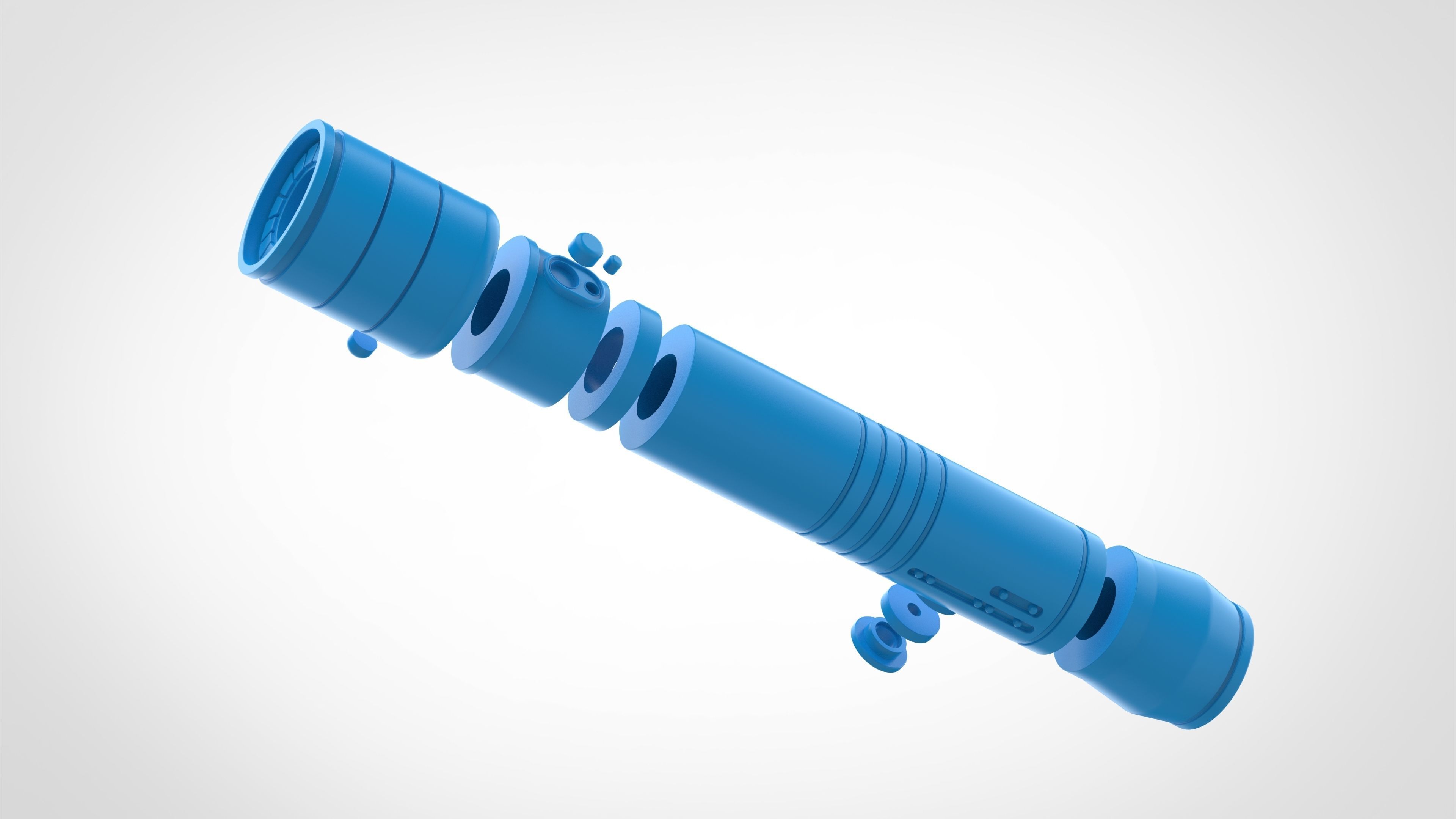Vernestra Rwoh Lightsaber from the series Acolyte 2024 3D print model_46