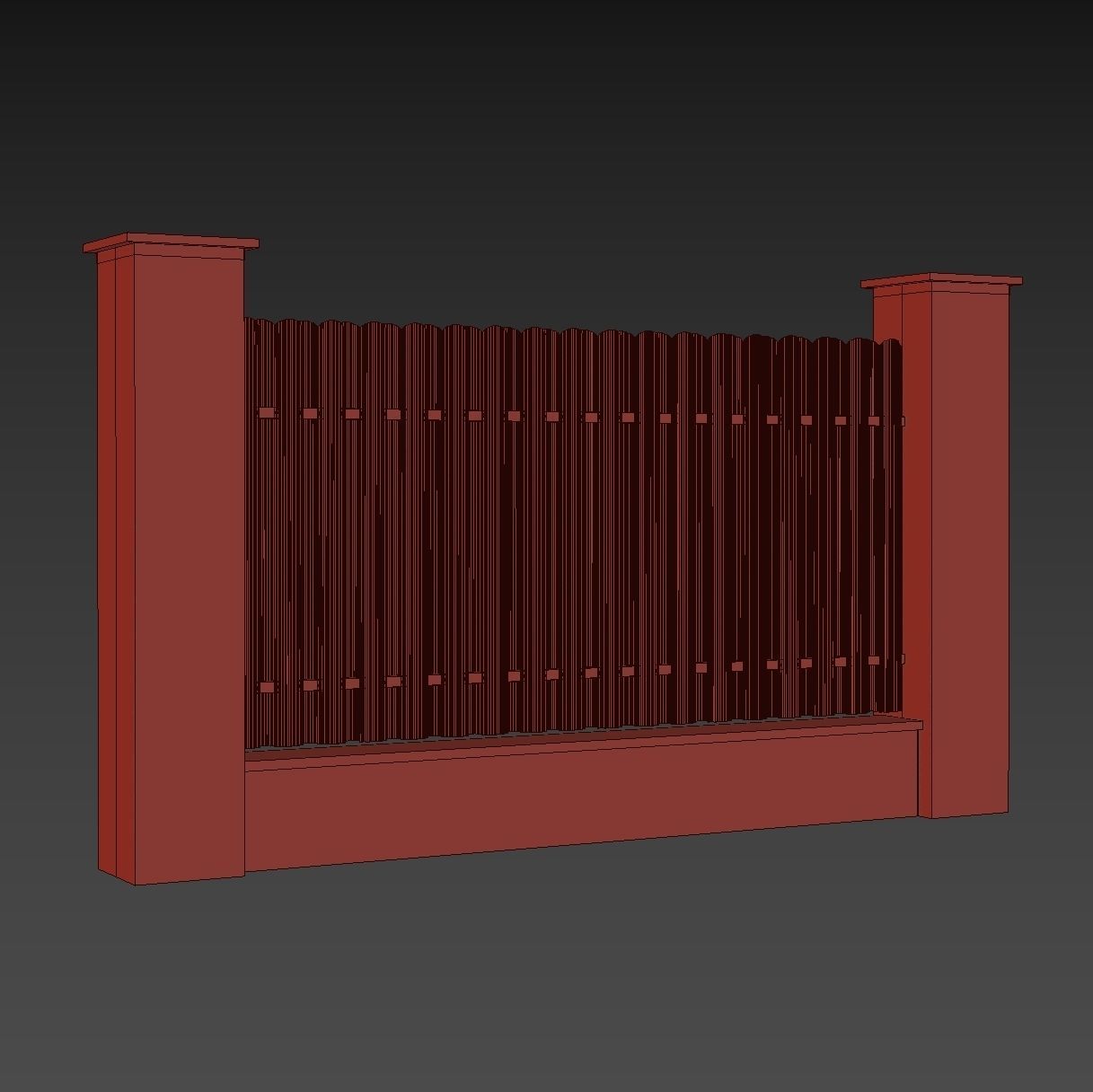 Fences 3D model_12