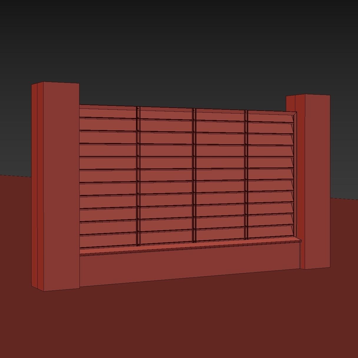 Fences 3D model_13