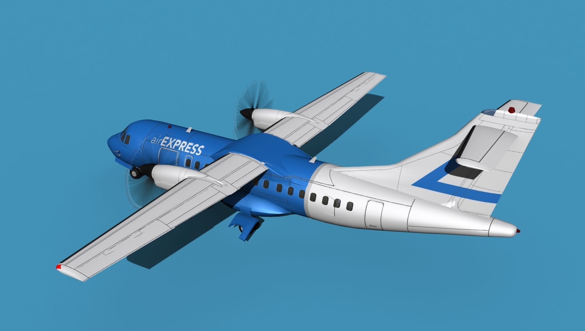 ATR-42-320 Air Express 3D model_8