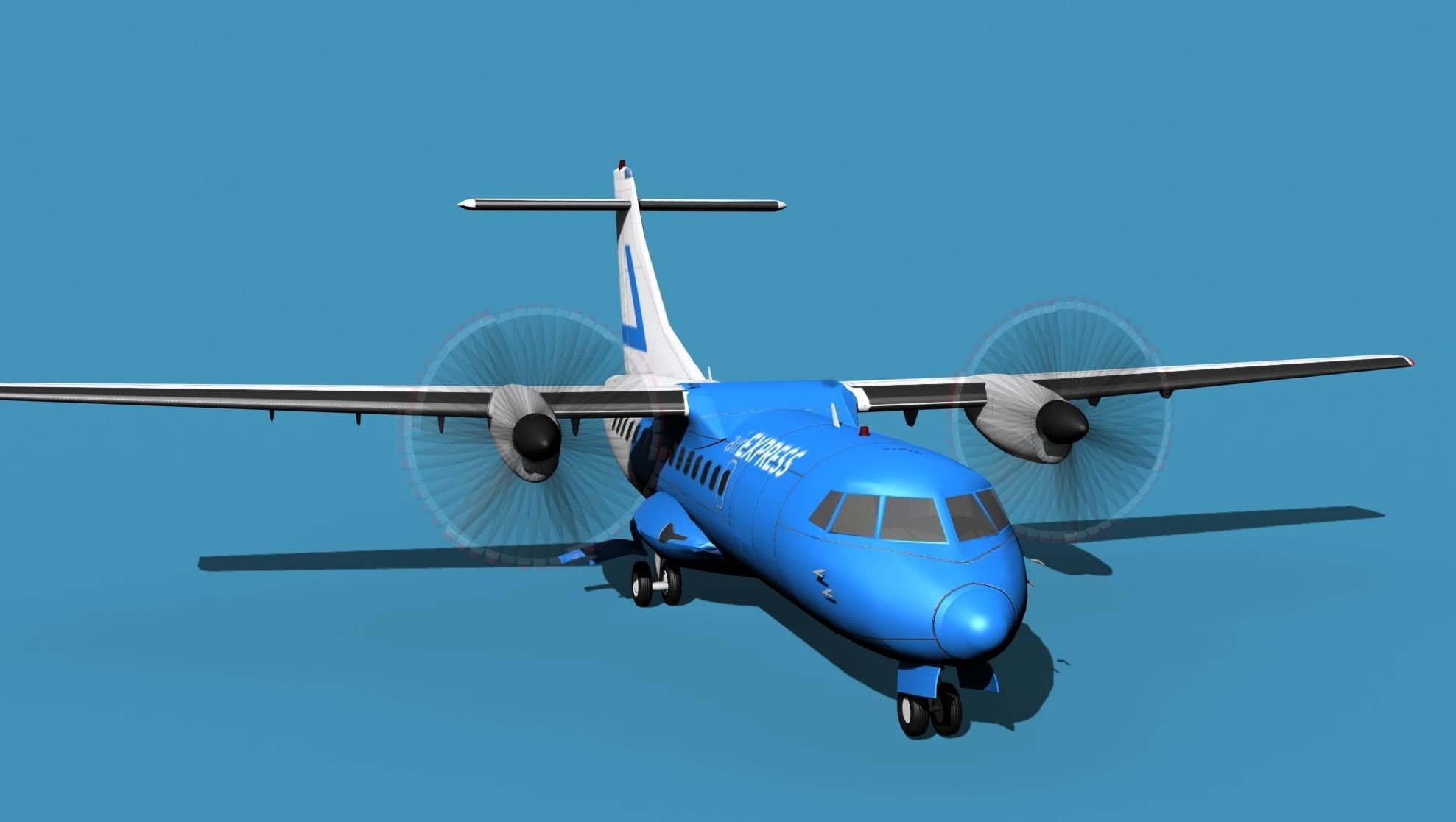 ATR-42-320 Air Express 3D model_2