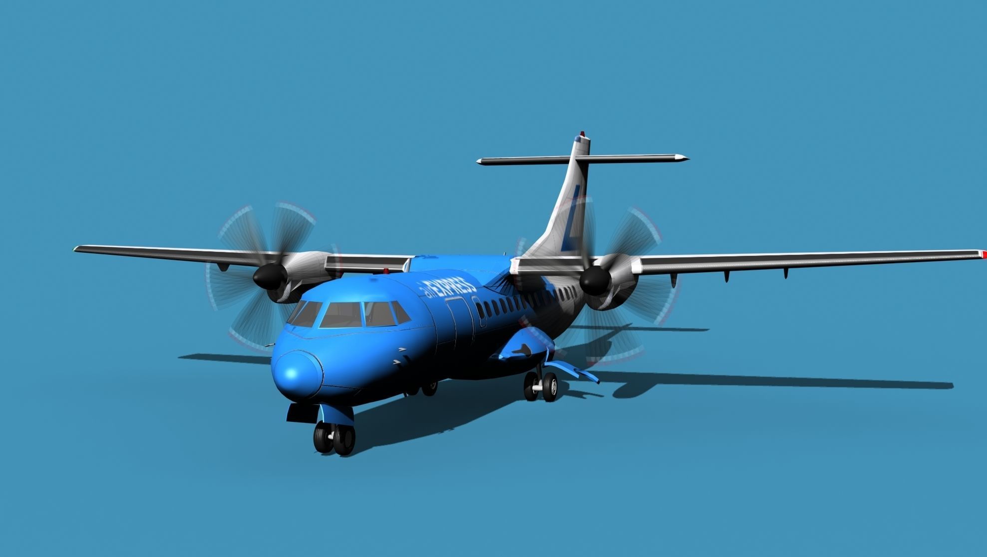 ATR-42-320 Air Express 3D model_1