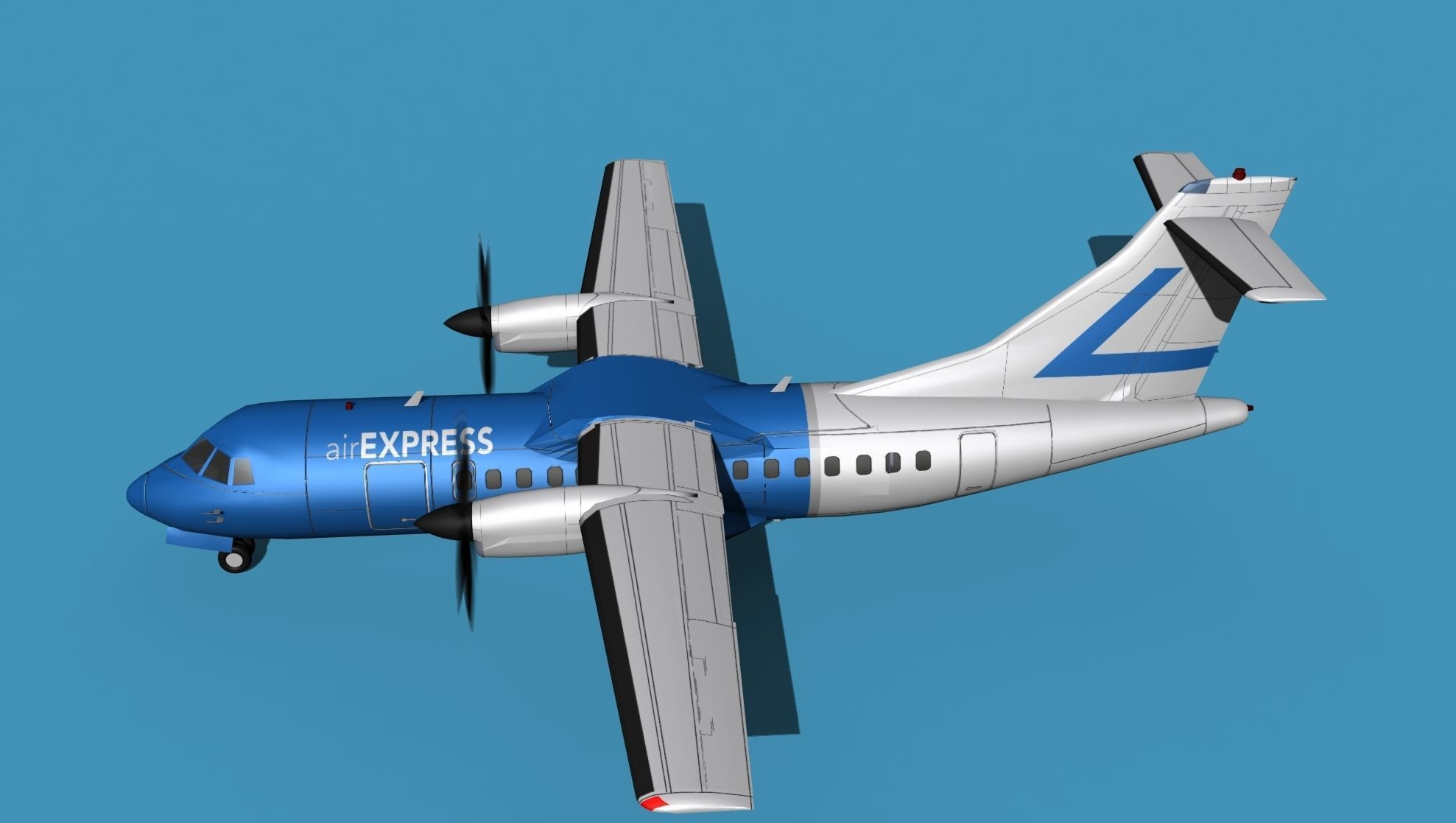 ATR-42-320 Air Express 3D model_9