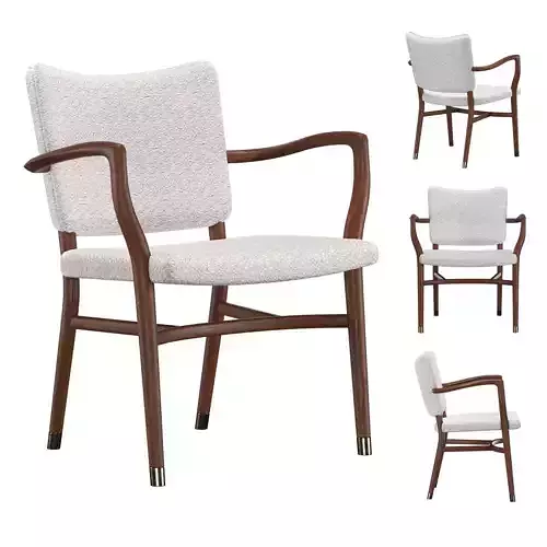 VLA61 Monarch Chair 3D model