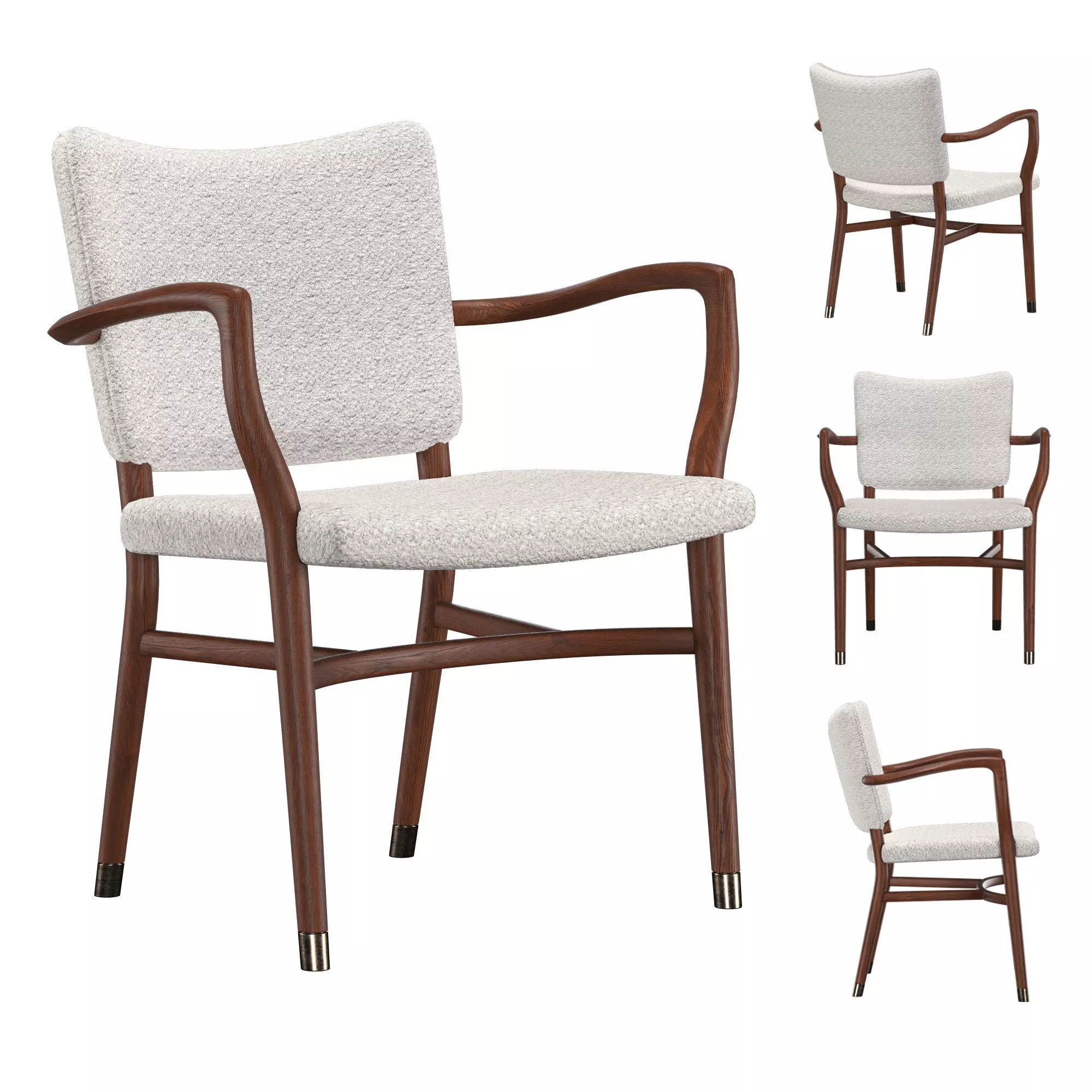 VLA61 Monarch Chair 3D model