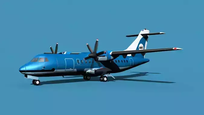 ATR-42-320 Amakusa Airlines 3D model