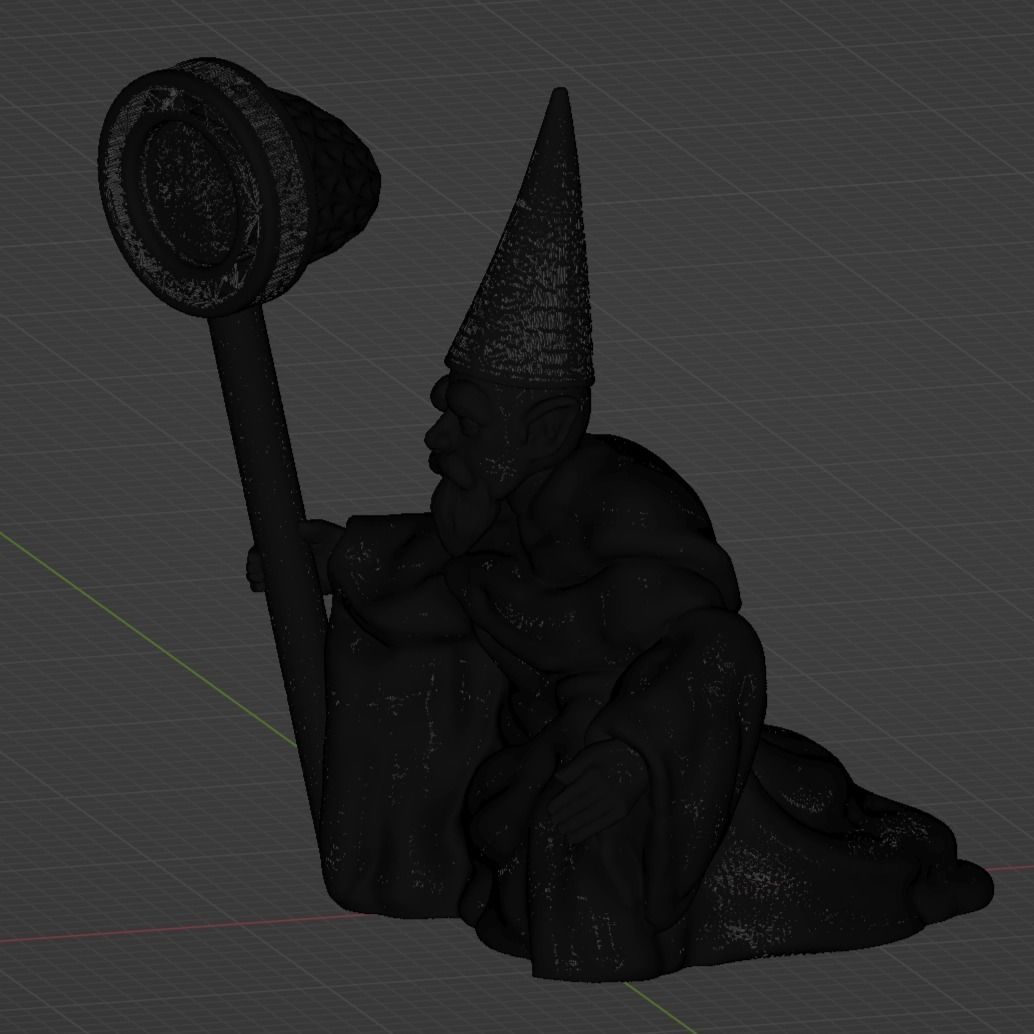 Crawly Gnome 30mm TTRPG Mini 3D print model_9