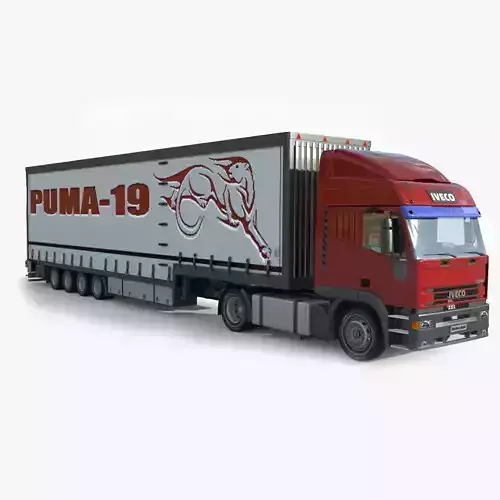 Iveco Eurotech Truck 3D model