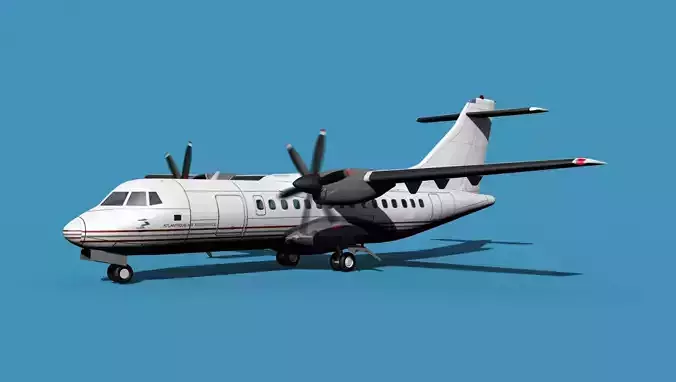 ATR-42-320 Atlantique Air Assiatance 3D model